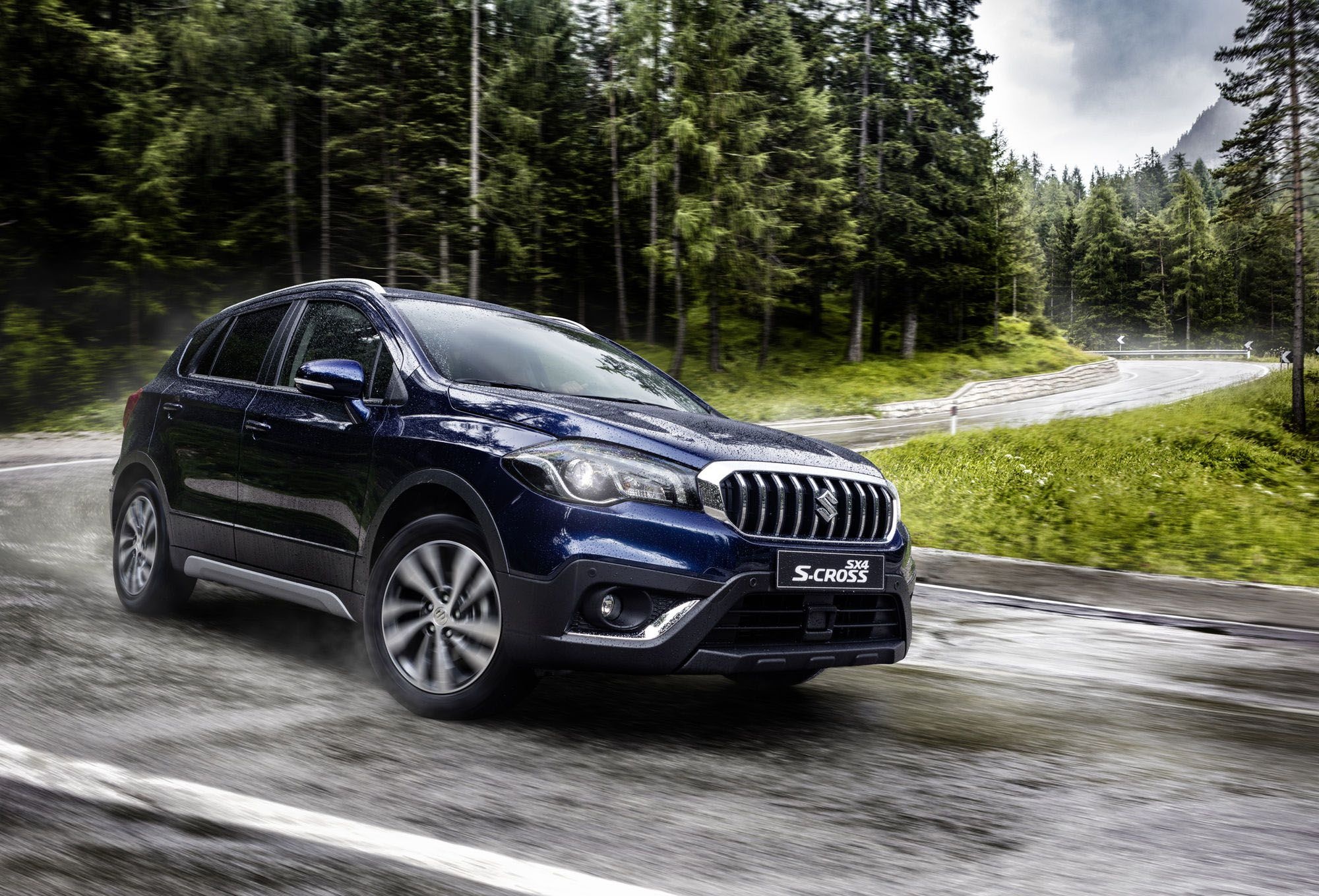 Suzuki S-Cross, Hybrid technology, Crossover versatility, Stylish design, 2000x1360 HD Desktop