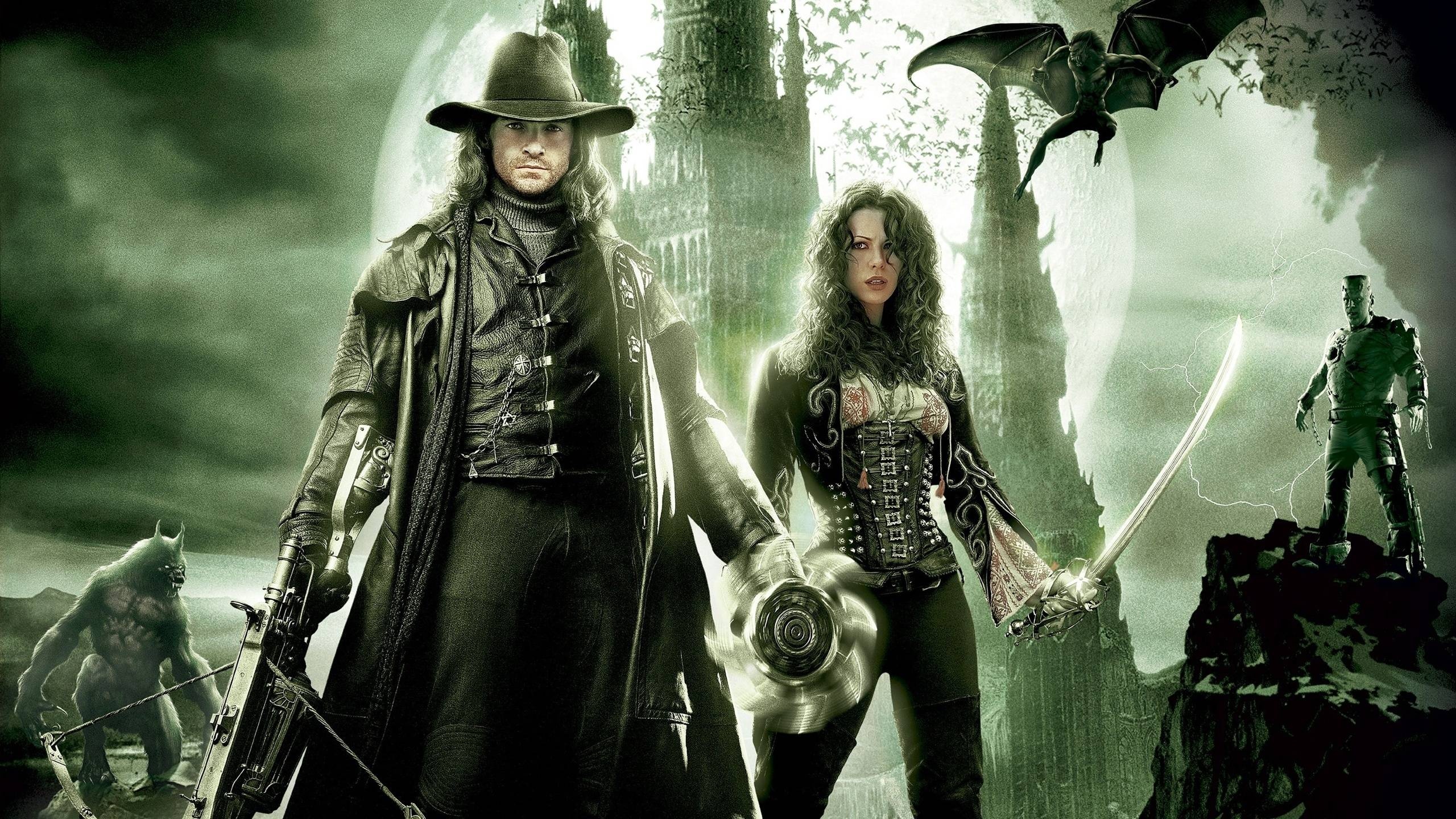 Kate Beckinsale, Van Helsing, Movies, Wallpapers, 2560x1440 HD Desktop