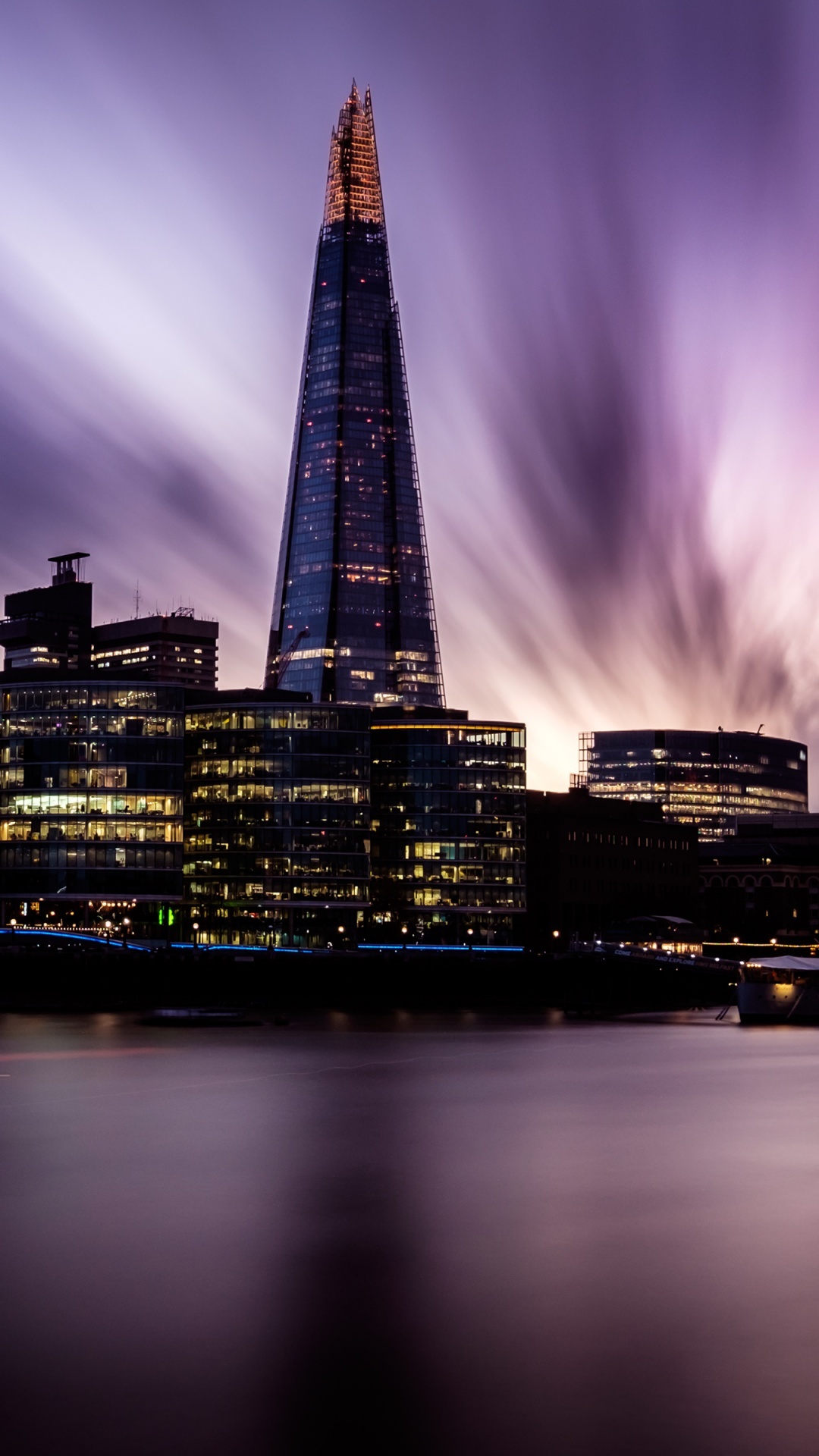 The Shard, London wallpaper 4k, Landmark, Cityscape, 1080x1920 Full HD Phone