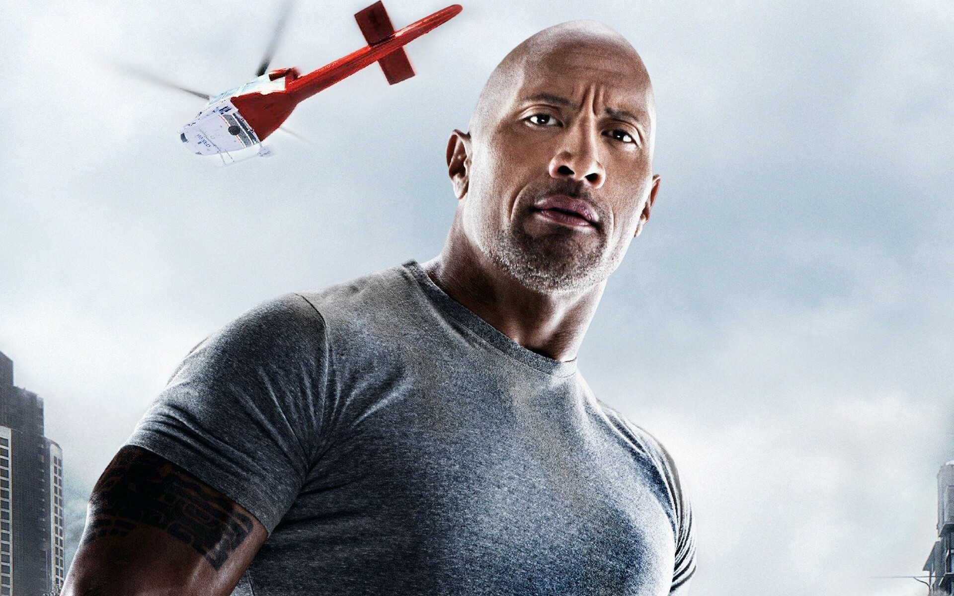 Dwayne Johnson in San Andreas, Film still, Intense action, Thrilling movie, 1920x1200 HD Desktop