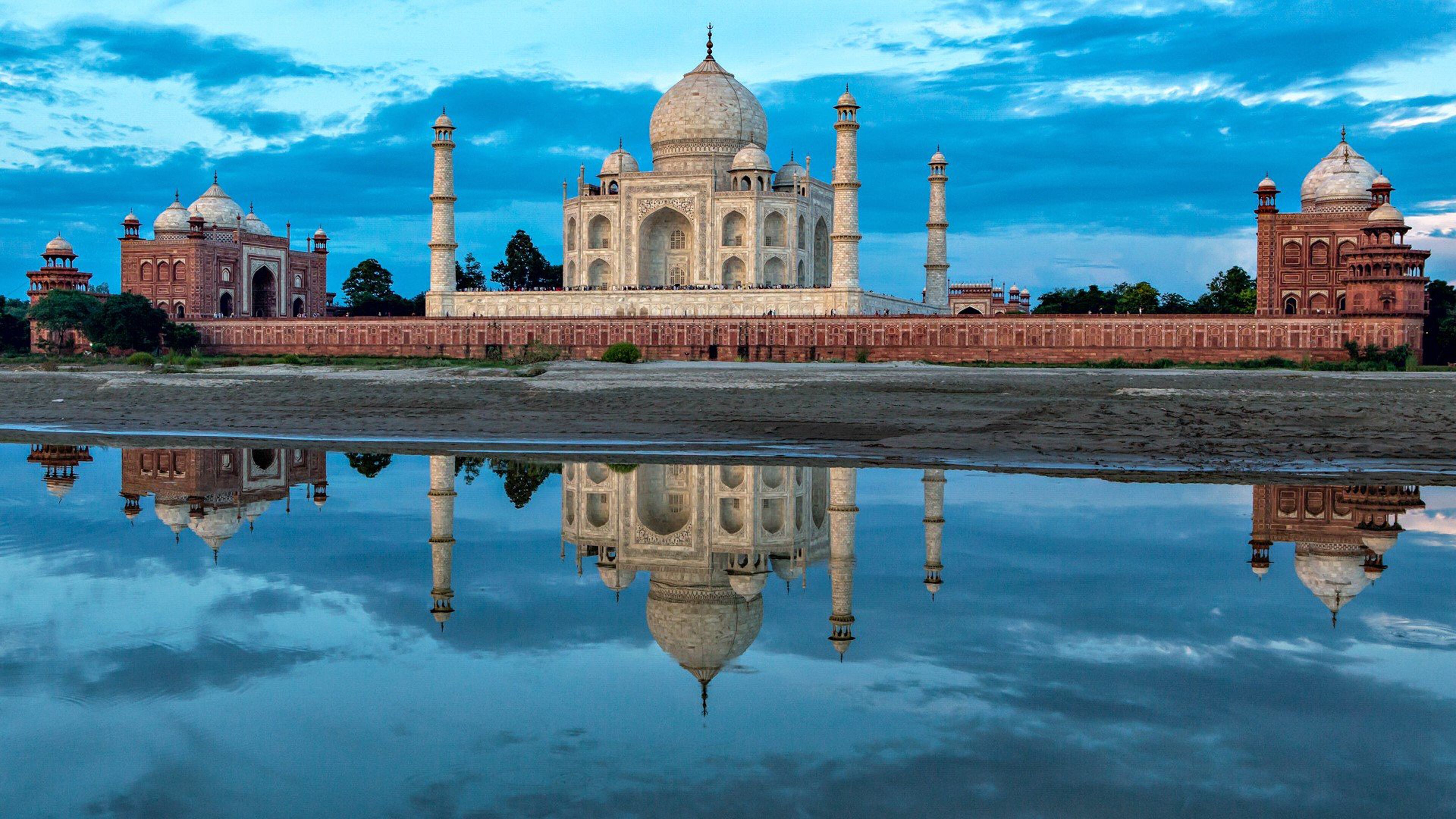 Taj Mahal, India Wallpaper, 3840x2160 4K Desktop