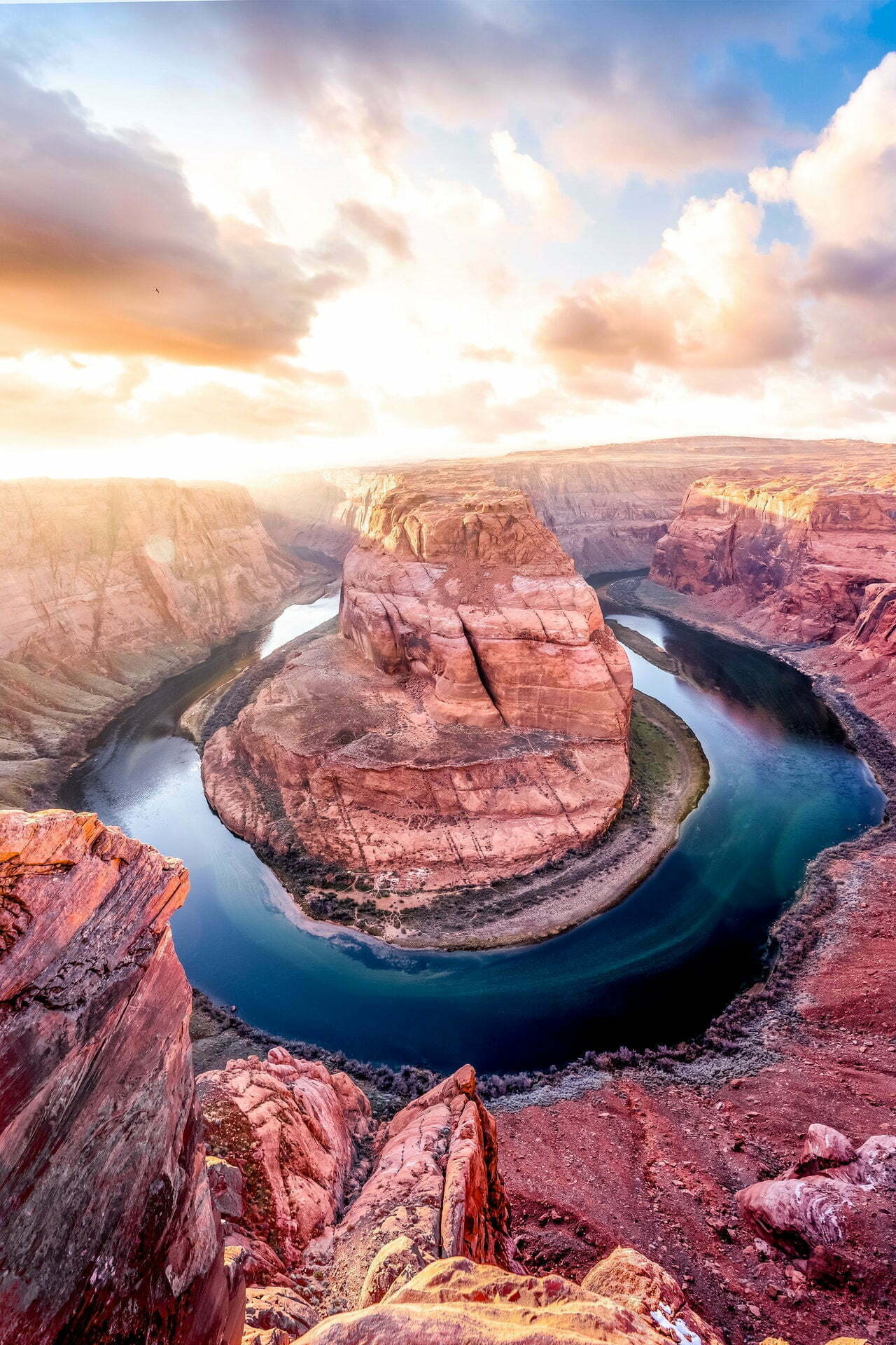 Horseshoe Bend Arizona, Update wallpapers, 1280x1920 HD Phone