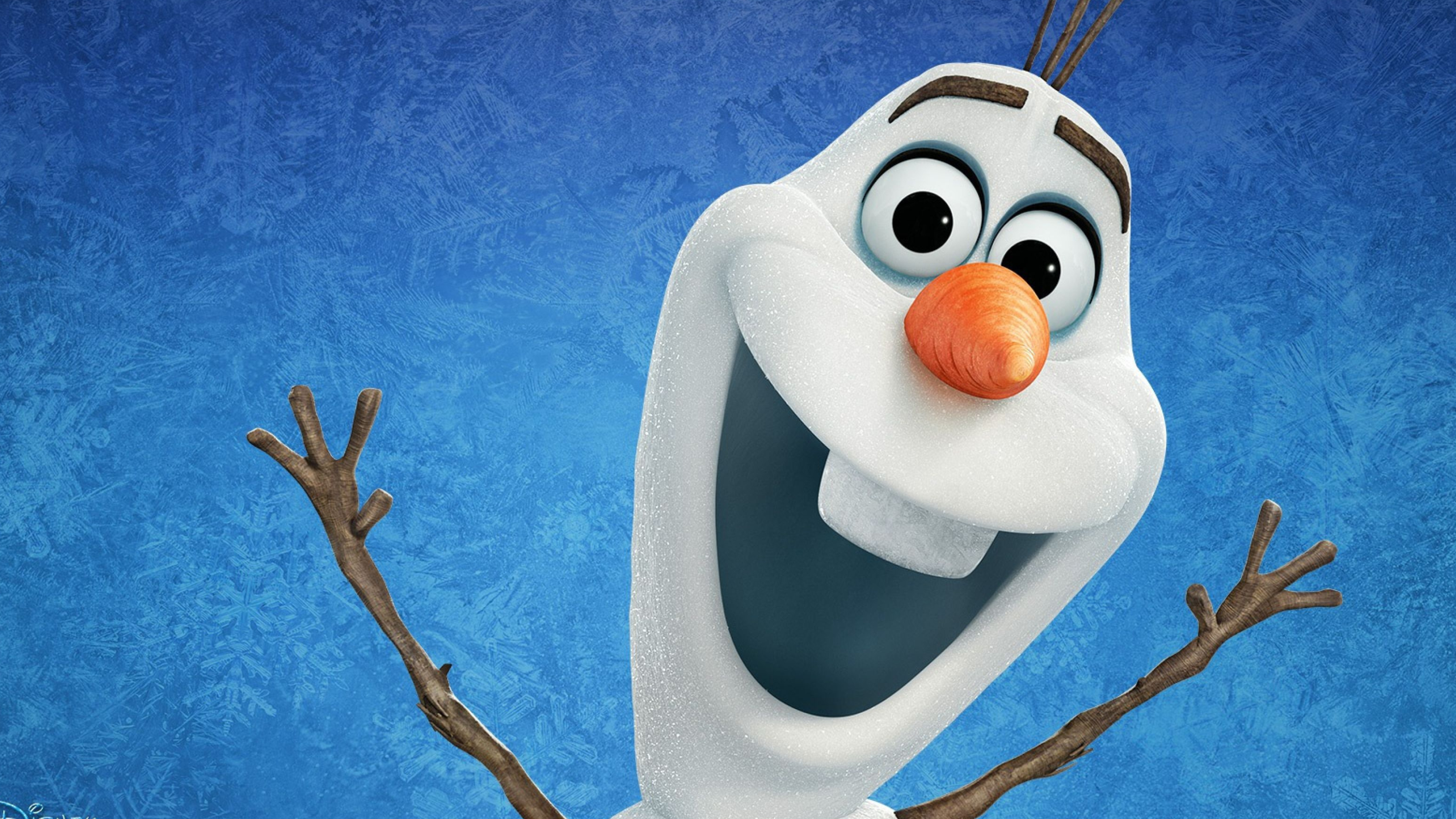 Close-up, Olaf (Frozen) Wallpaper, 3840x2160 4K Desktop