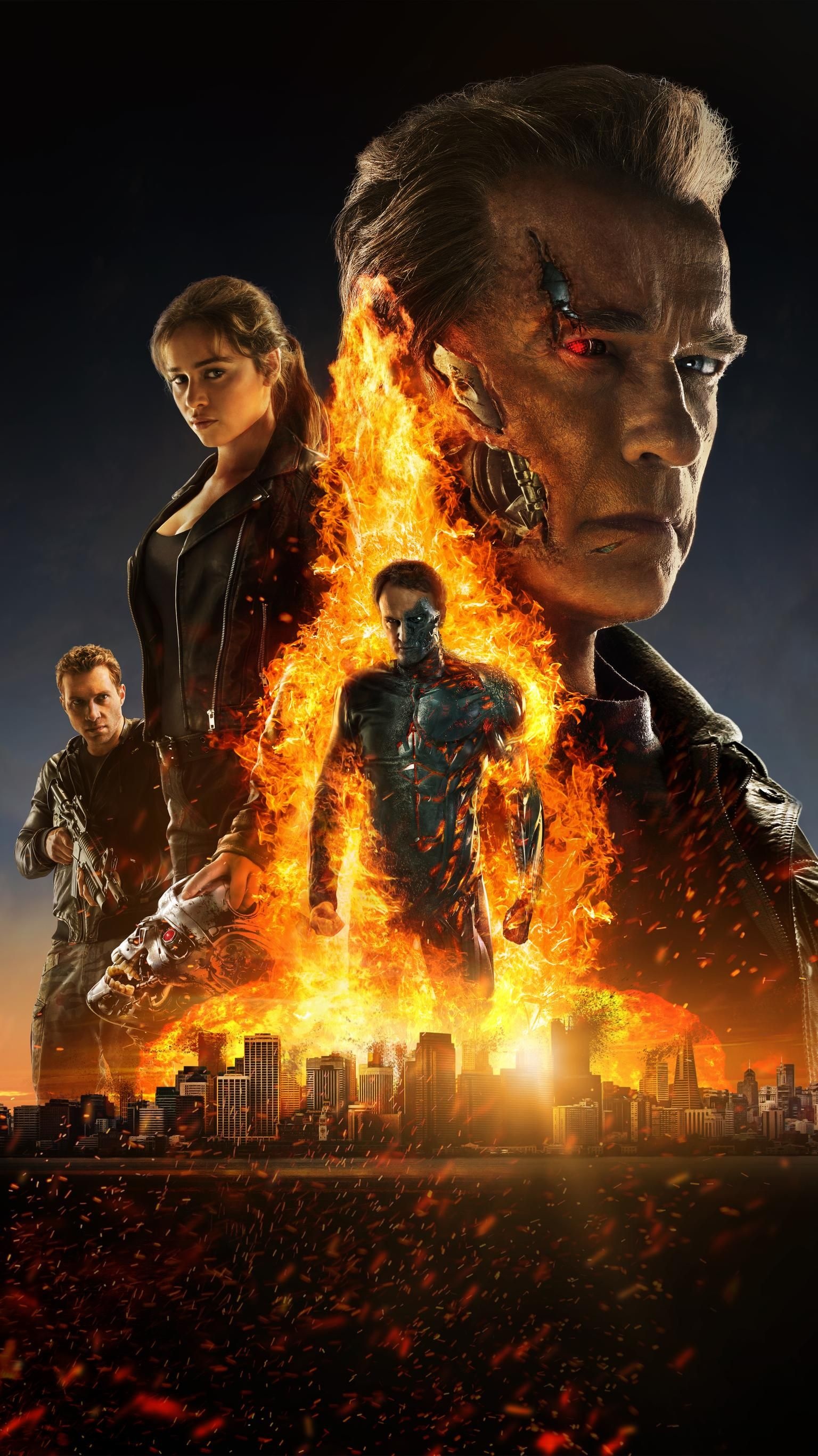 Terminator Genisys phone wallpaper, Movie mania, 1540x2740 HD Phone