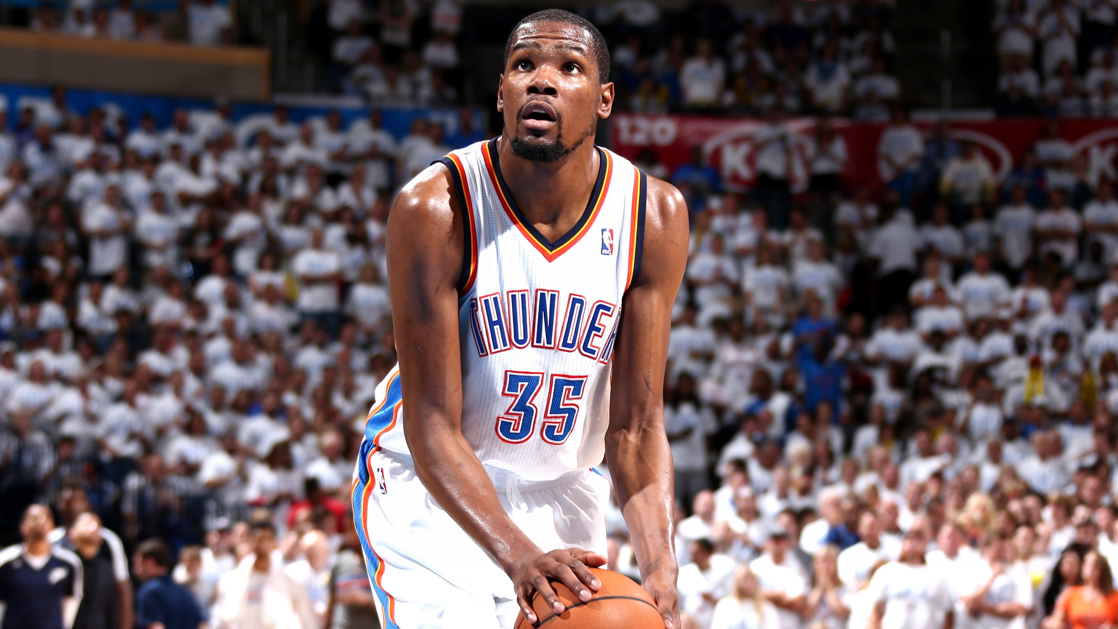 OKC Thunder, Kevin Durant Wallpaper, 3840x2160 4K Desktop