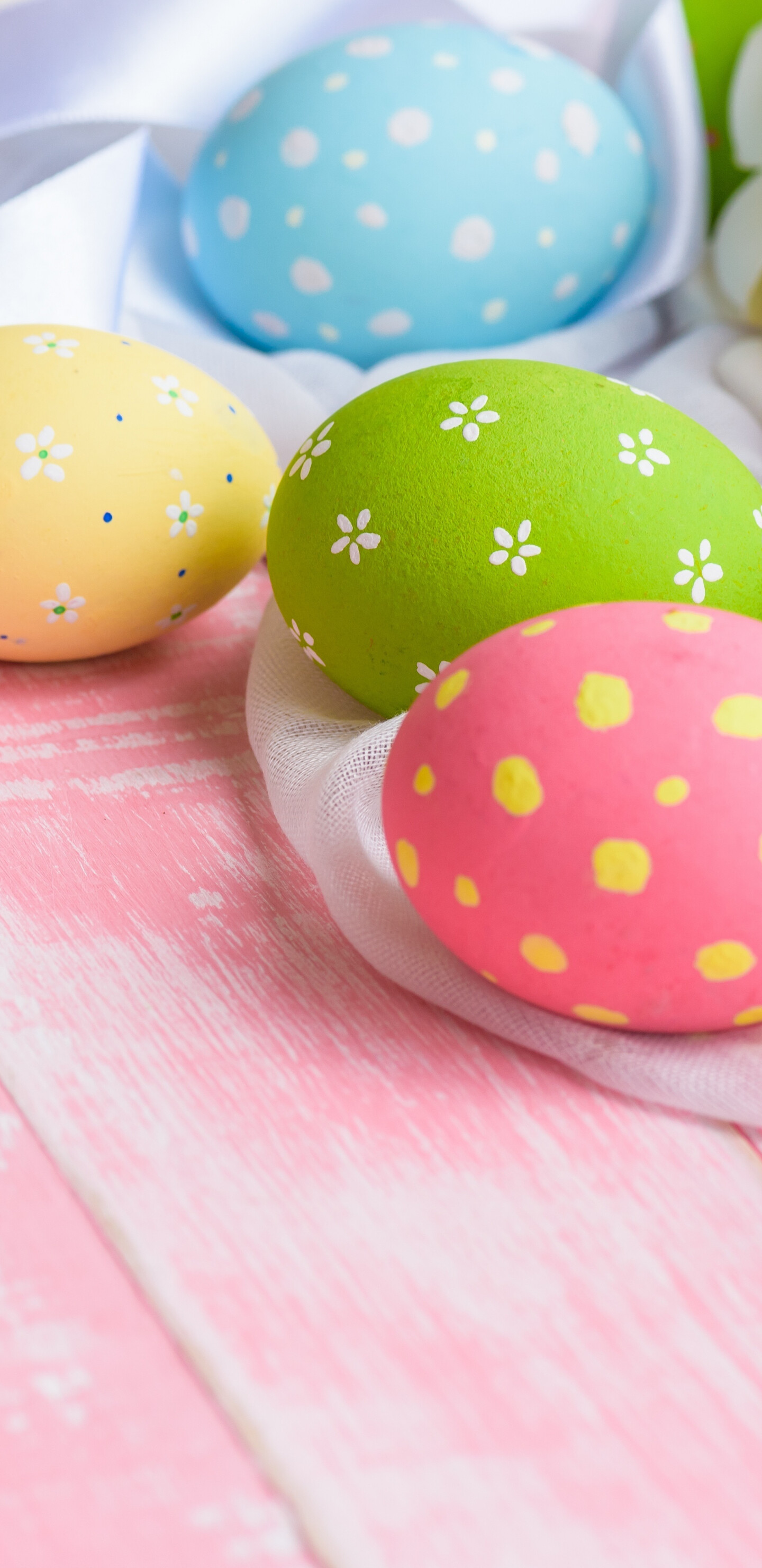 Colorful Easter eggs, Festive design, Samsung Galaxy S8 wallpaper, Joyful season, 1440x2960 HD Phone