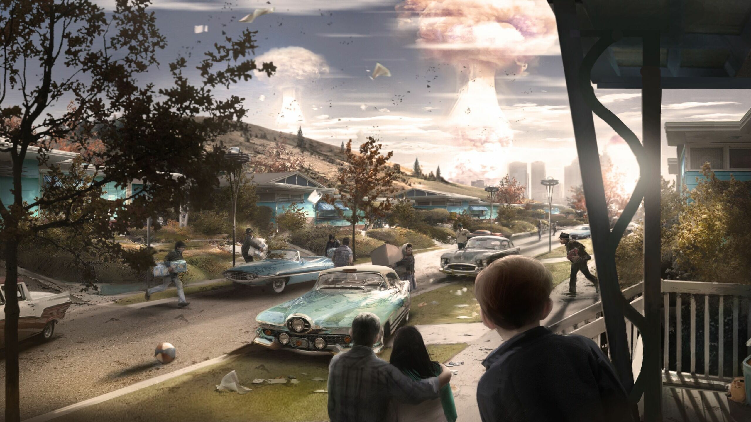 Fallout 4, 2 1440p resolution, HD 4K wallpapers, Visual immersion, 2560x1440 HD Desktop