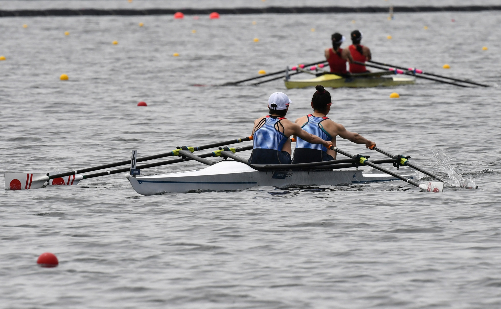 Japan’s Chiaki Tomita and Ayami Oishi, Rowing Wallpaper, 2050x1270 HD Desktop