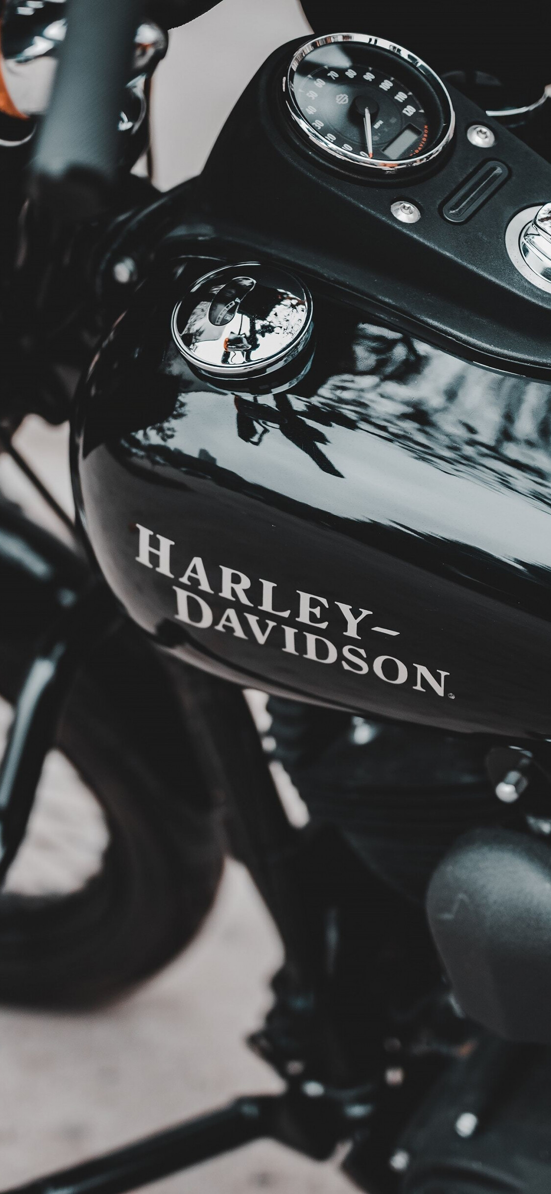 Harley-Davidson, Muscle bike wallpaper, iPhone X, HD image background, 1130x2440 HD Phone