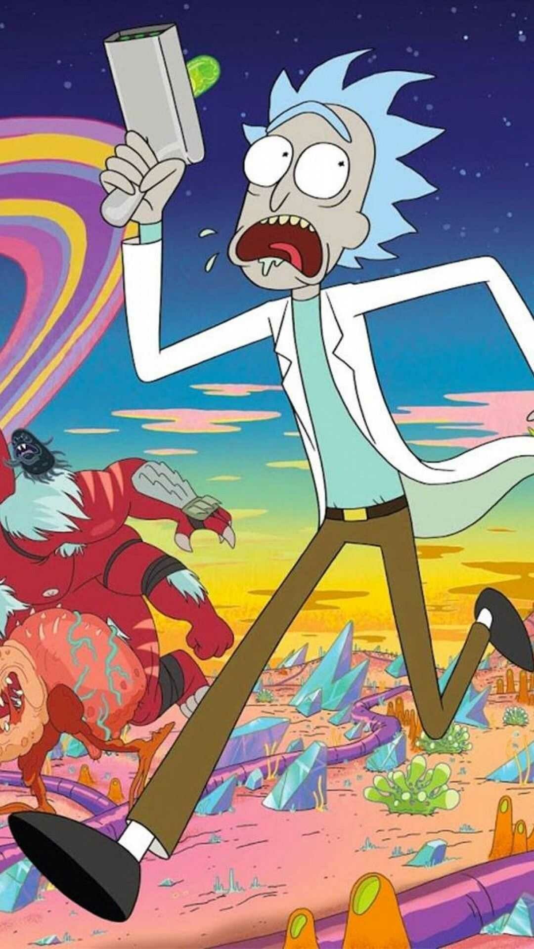 Rick and Morty, Wallpaper, Vobss, 1080x1920 Full HD Phone