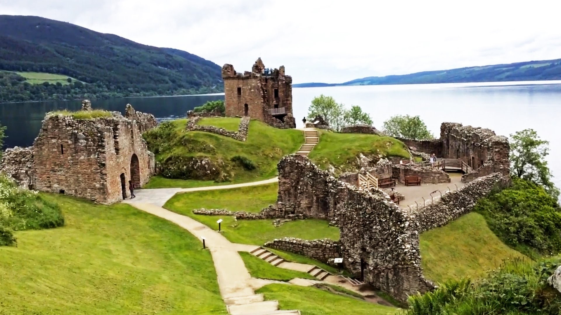 Loch Ness, Swimmer's paradise, Loch Ness beauty, Aquatic wonders, 1920x1080 Full HD Desktop