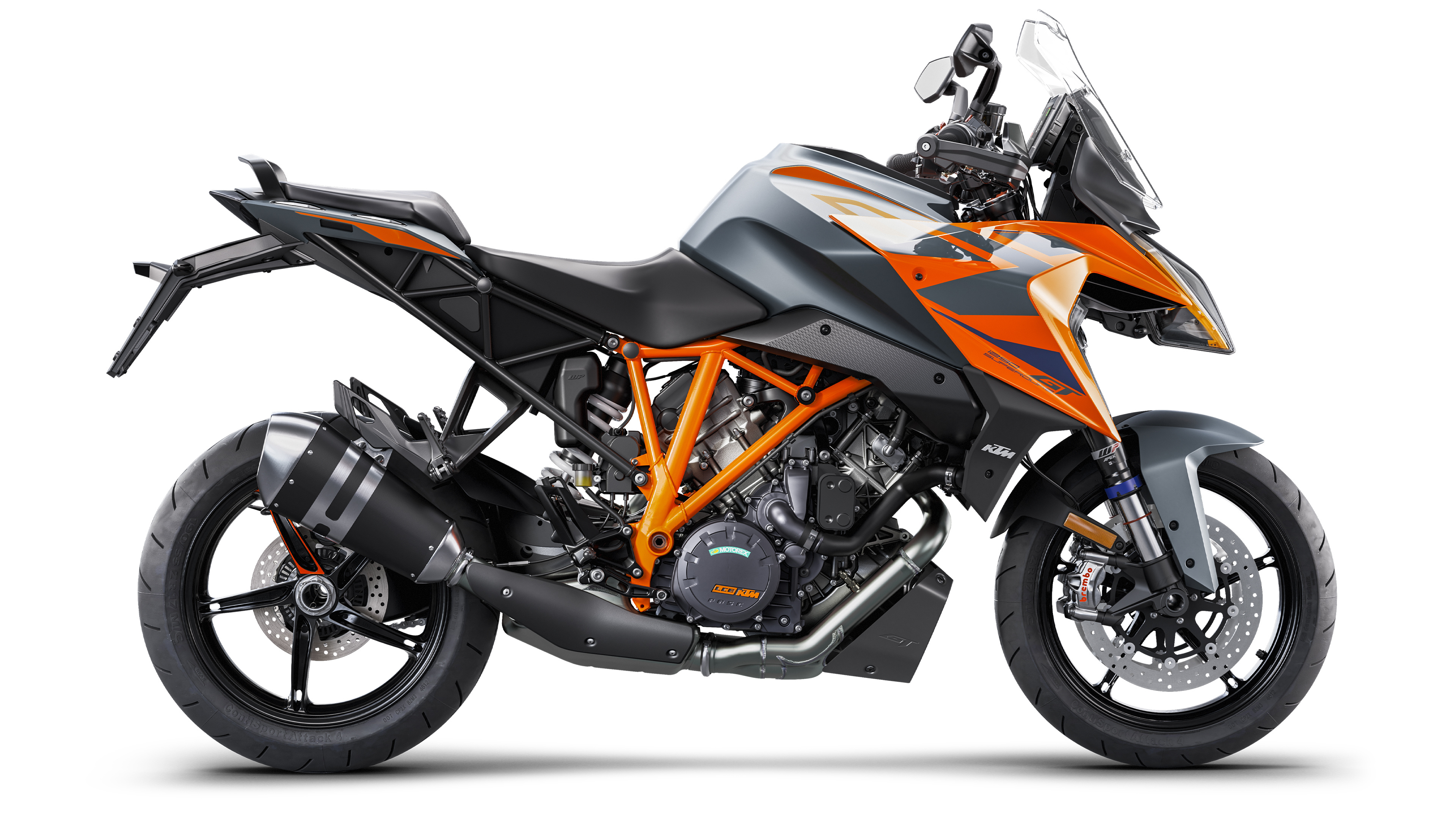 KTM 1290 Super Duke, GT edition, Enhanced features, Advanced suspension system, 3840x2160 4K Desktop