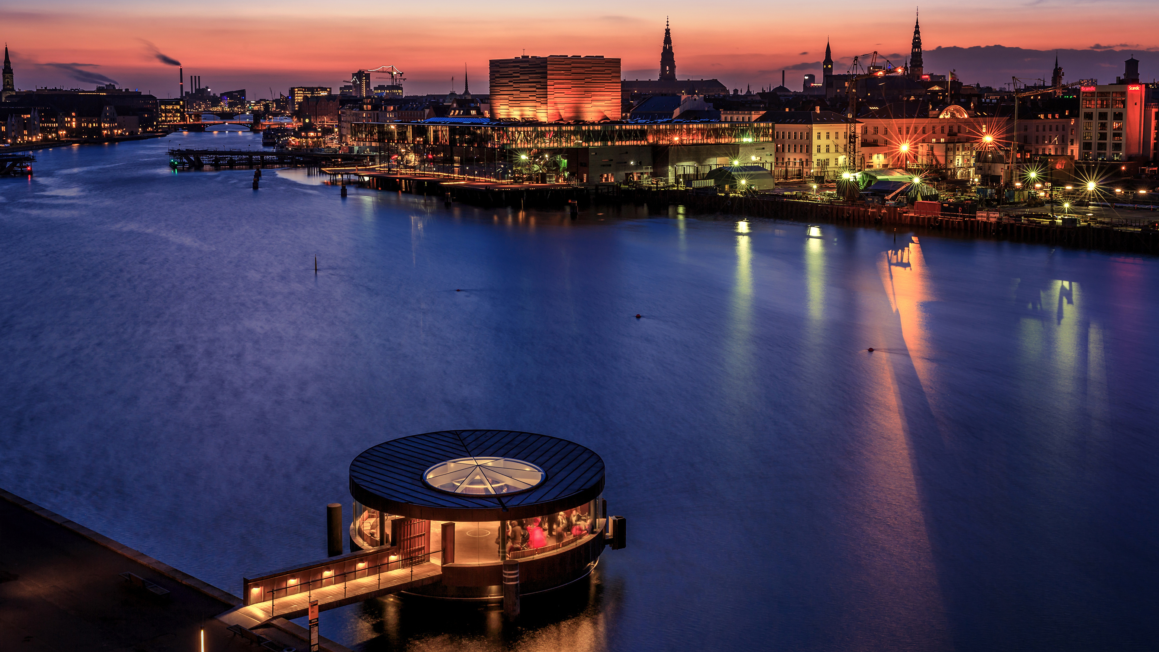 Copenhagen Opera House, Denmark Wallpaper, 3840x2160 4K Desktop