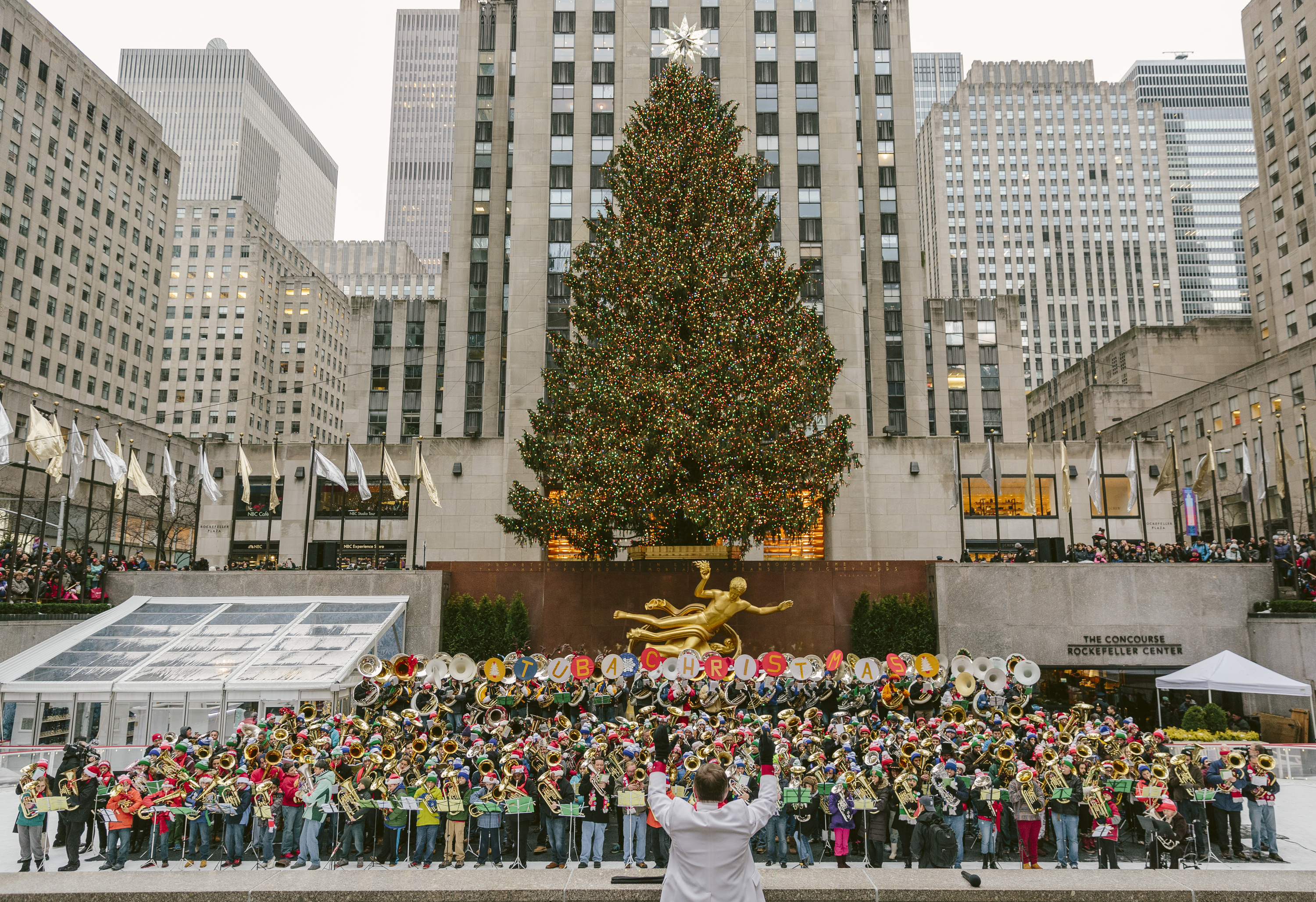 Rockefeller Center, New York Christmas Wallpaper, 3000x2060 HD Desktop