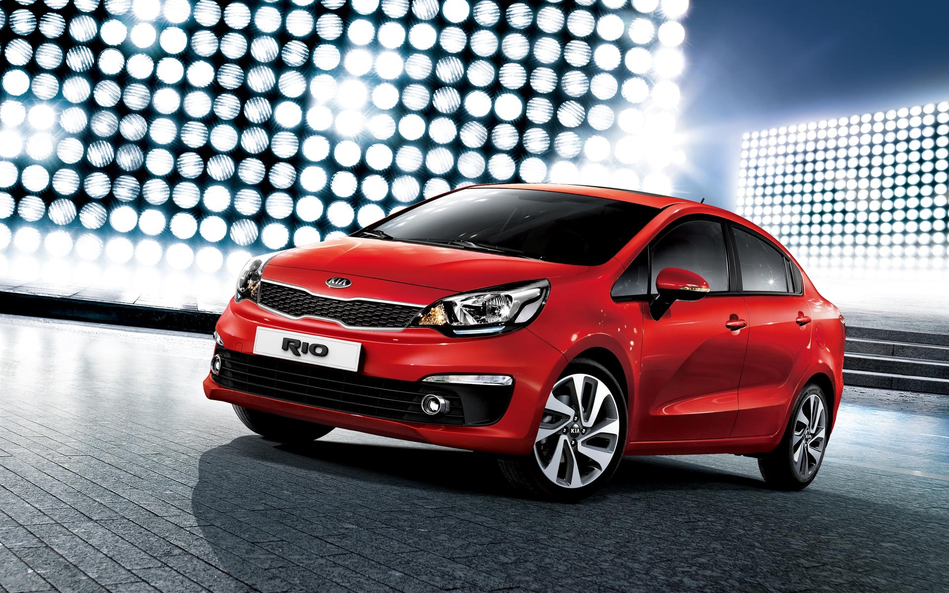 Kia Rio, 4-door gallery, KMC Images, 1920x1200 HD Desktop