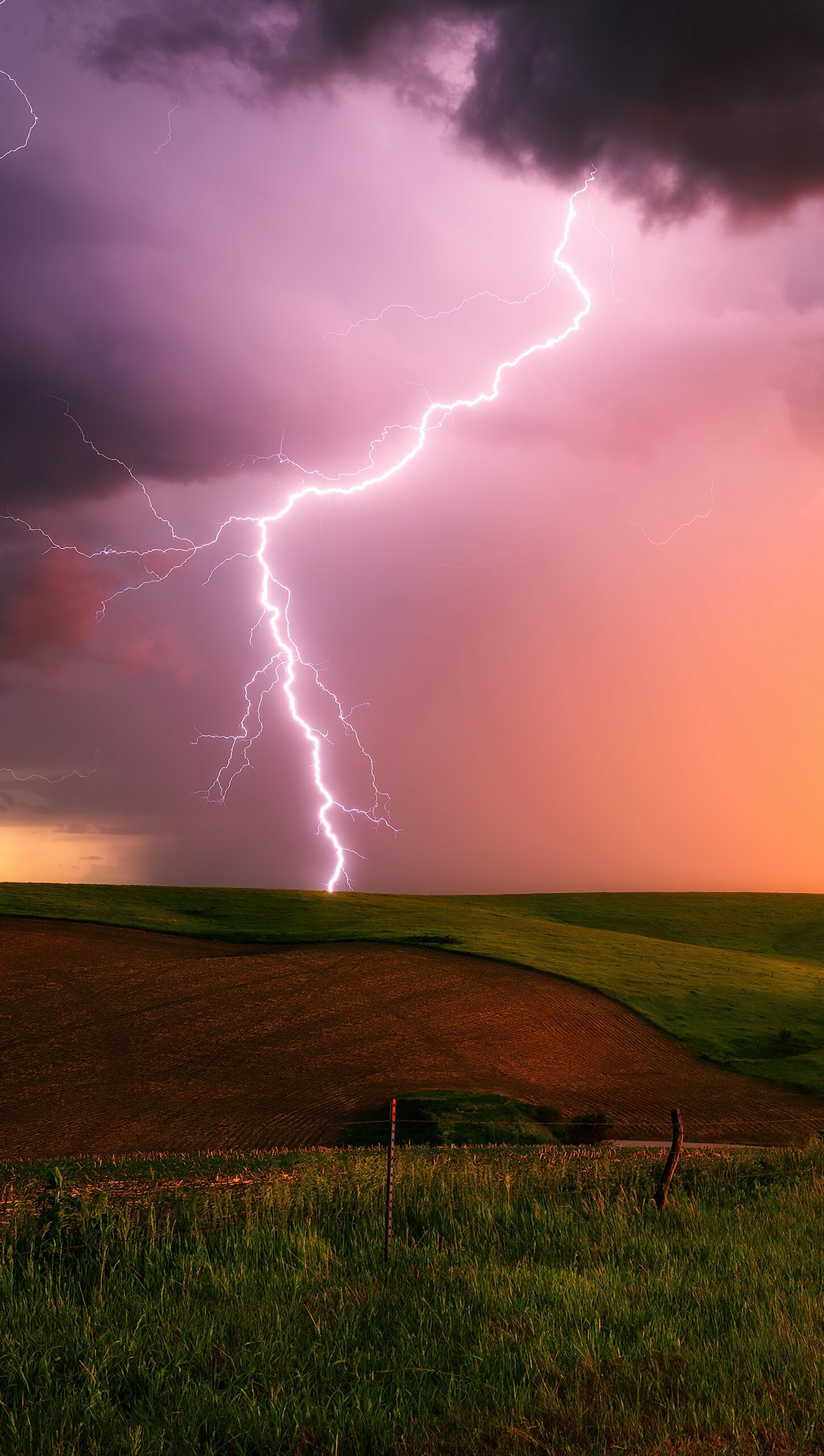 Thunderstorm wallpaper, 4K Ultra HD, Wallpaper, Thunder, 1450x2570 HD Phone