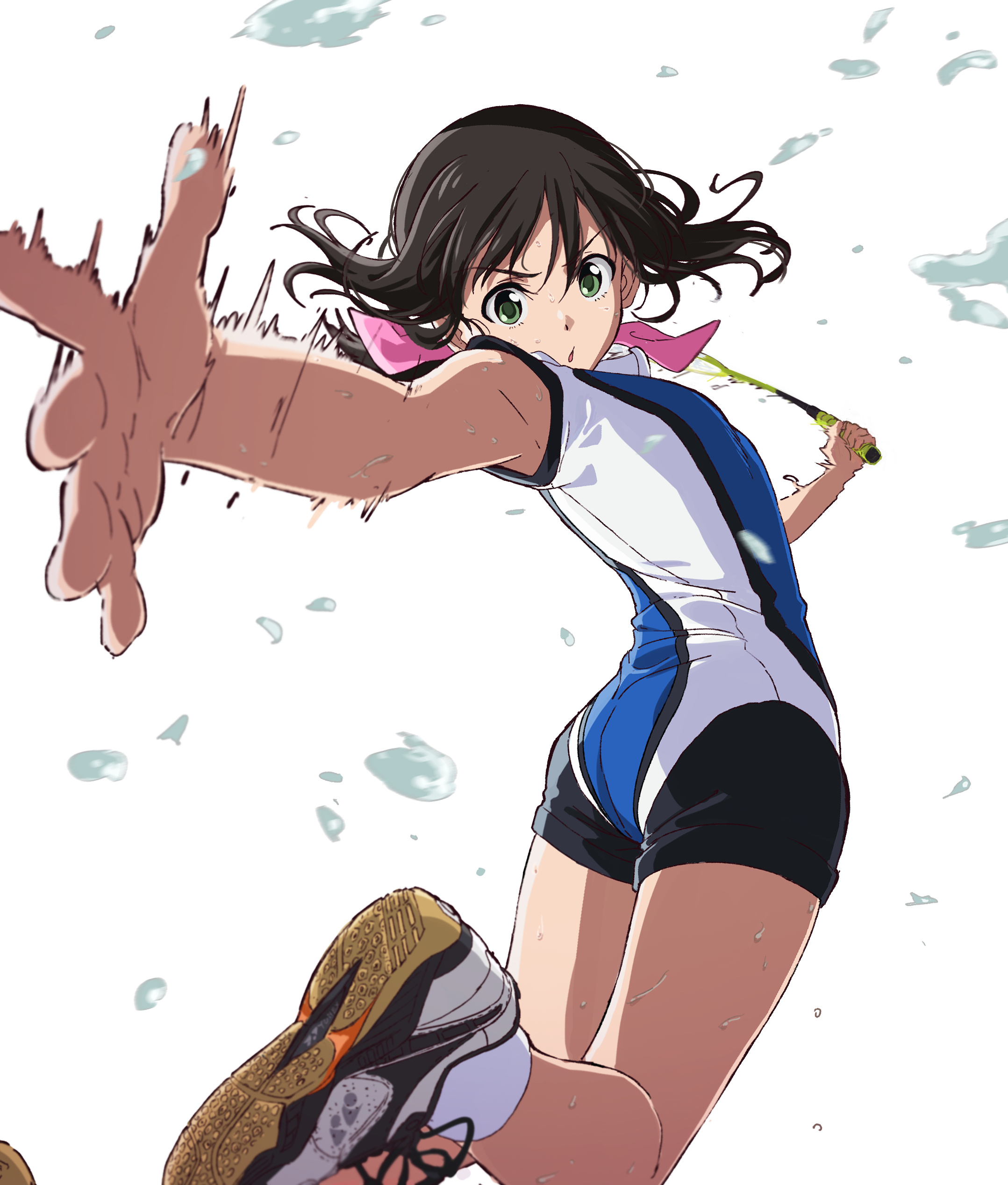 Hanebado!, Wallpaper Tomato, Hanesaki Ayano, Badminton Racket, 2160x2540 HD Phone