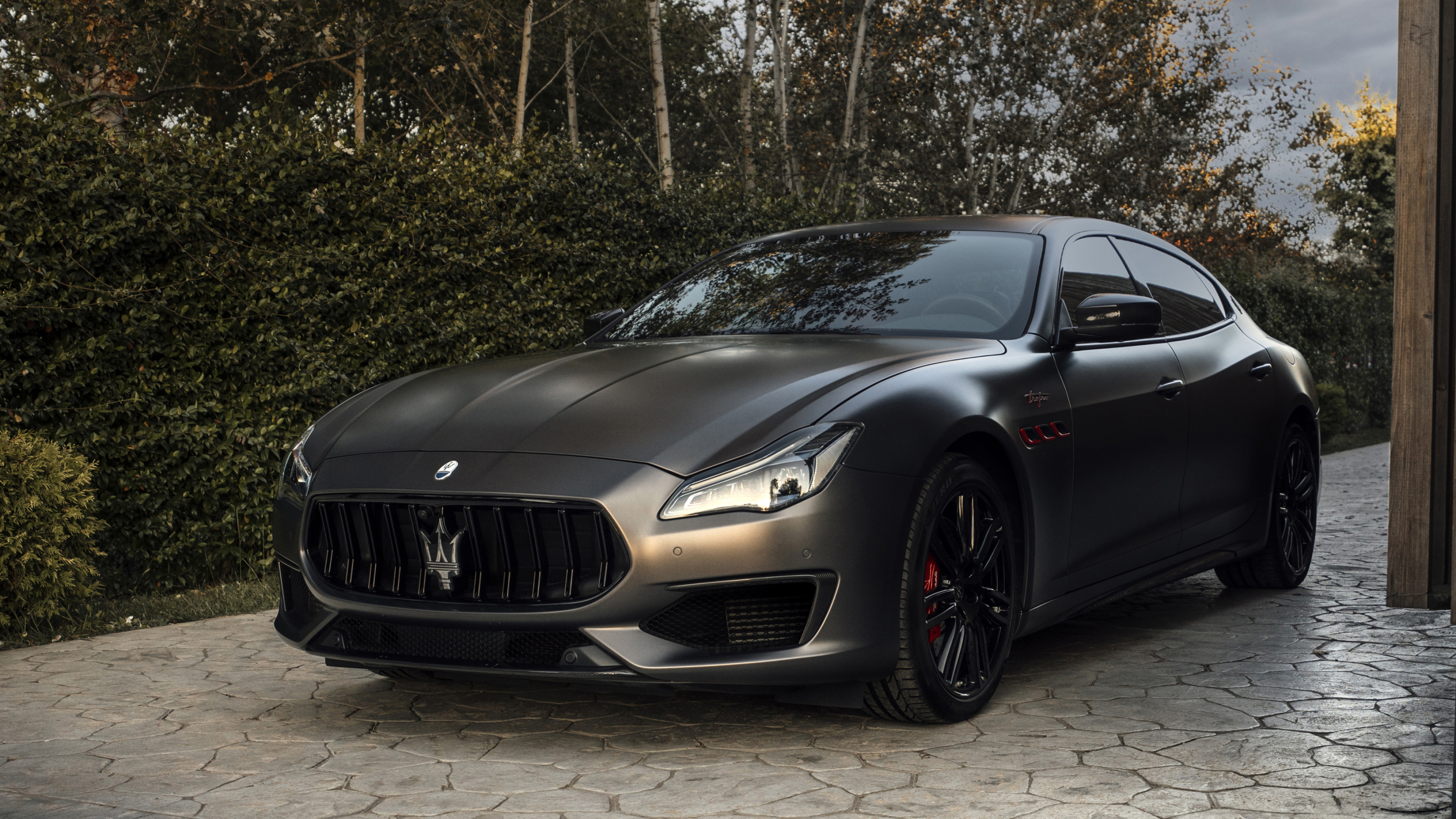 Trofeo Carbon Pack, Maserati Quattroporte Wallpaper, 3840x2160 4K Desktop