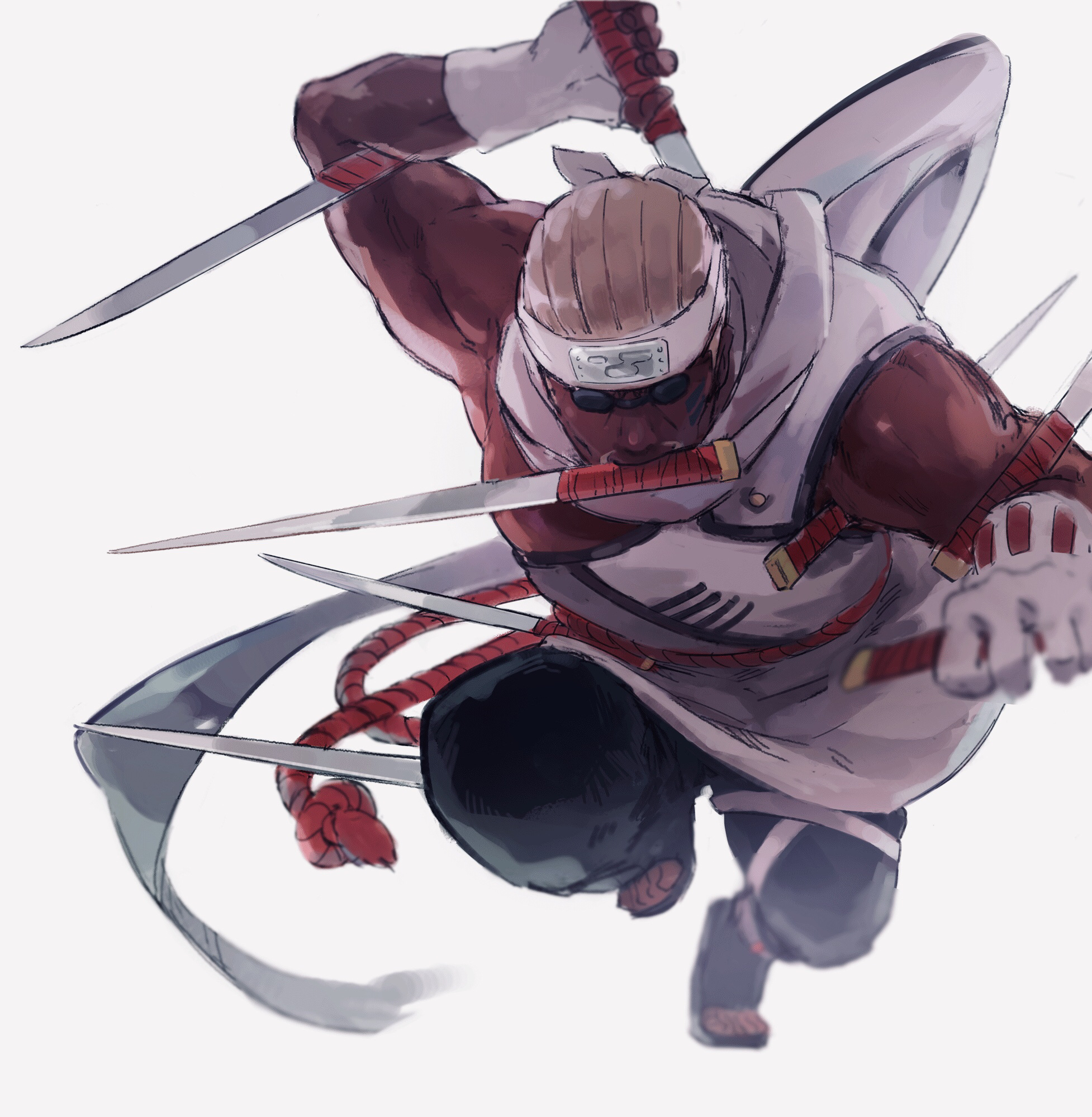 Killer Bee Naruto, Shinobi artist, Beast of the hidden cloud, Powers beyond measure, 1960x2000 HD Phone