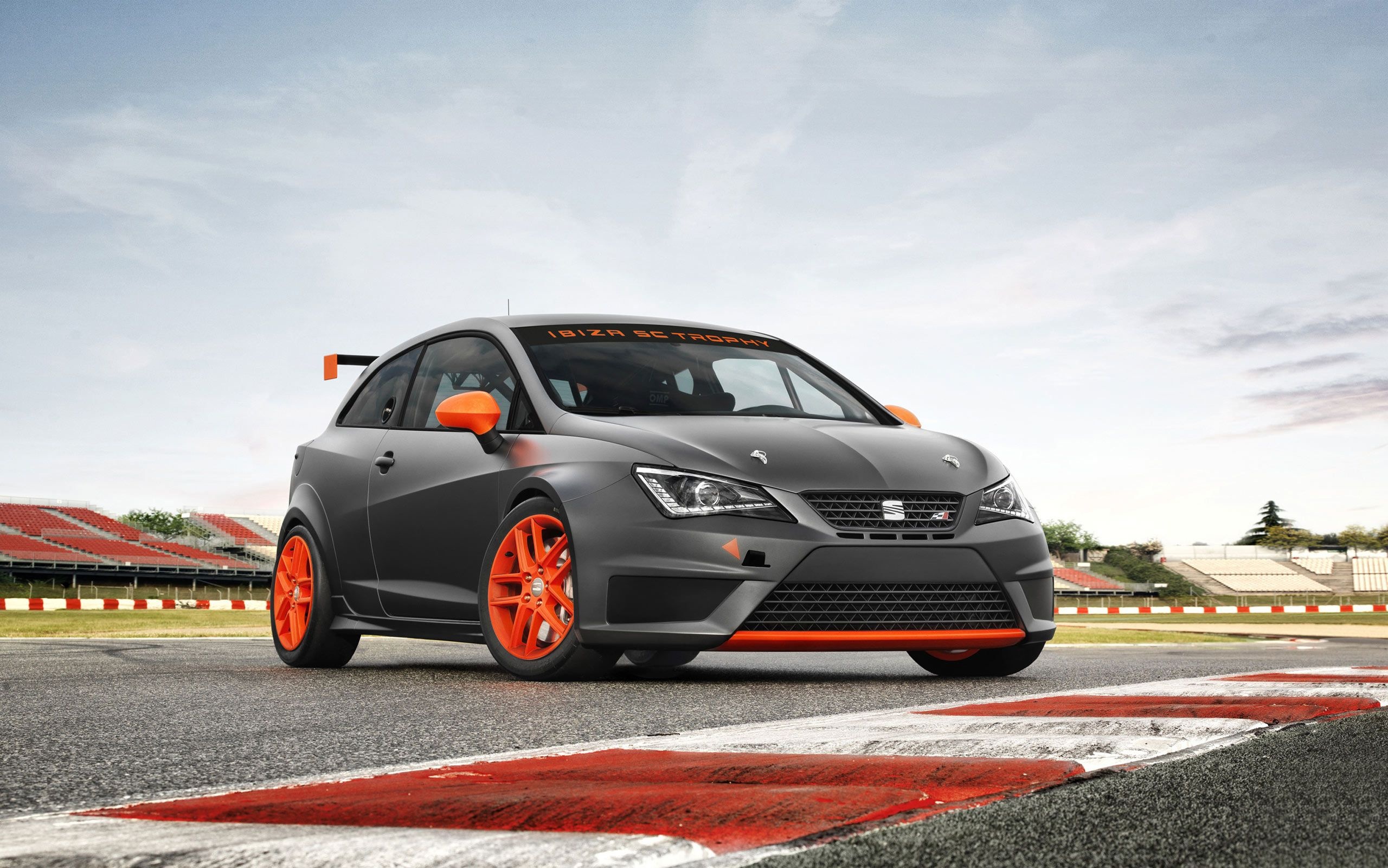 Seat Ibiza, Auto sport, Urban backdrop, Stylish design, 2560x1600 HD Desktop