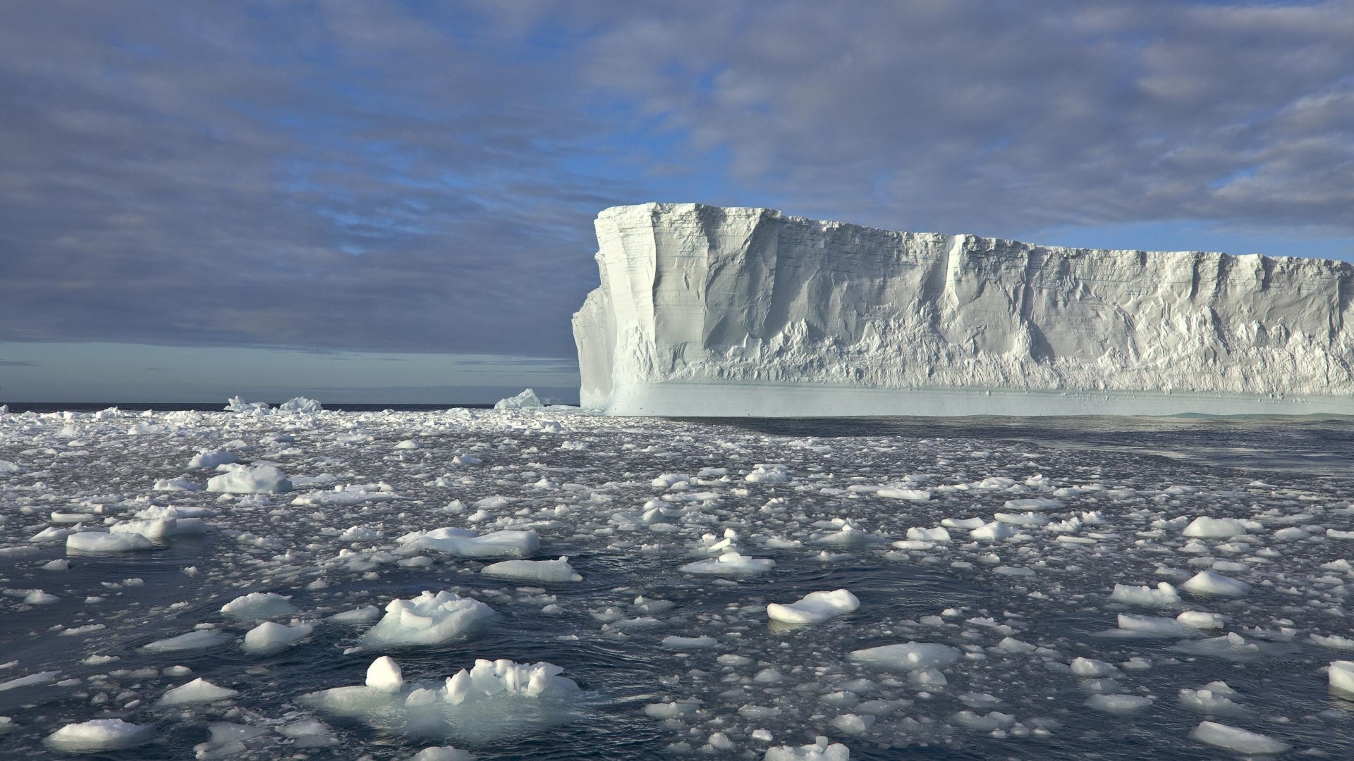 Vast ice, Pristine waters, Frozen wonder, Nature's masterpiece, 1920x1080 Full HD Desktop