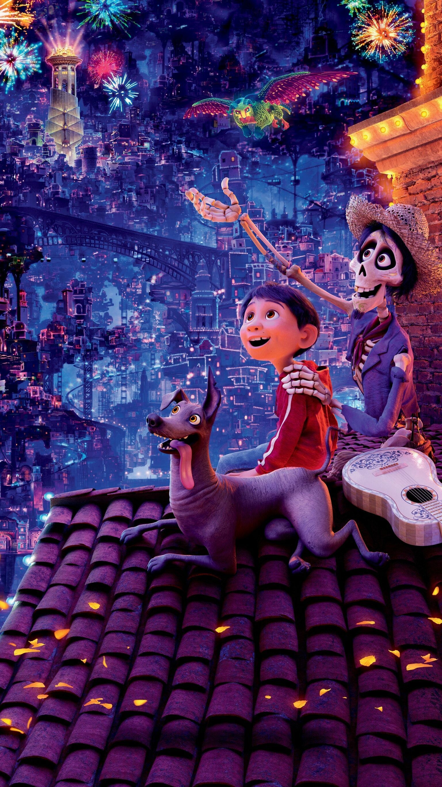 Coco phone wallpapers, Animated movie, 1540x2740 HD Phone