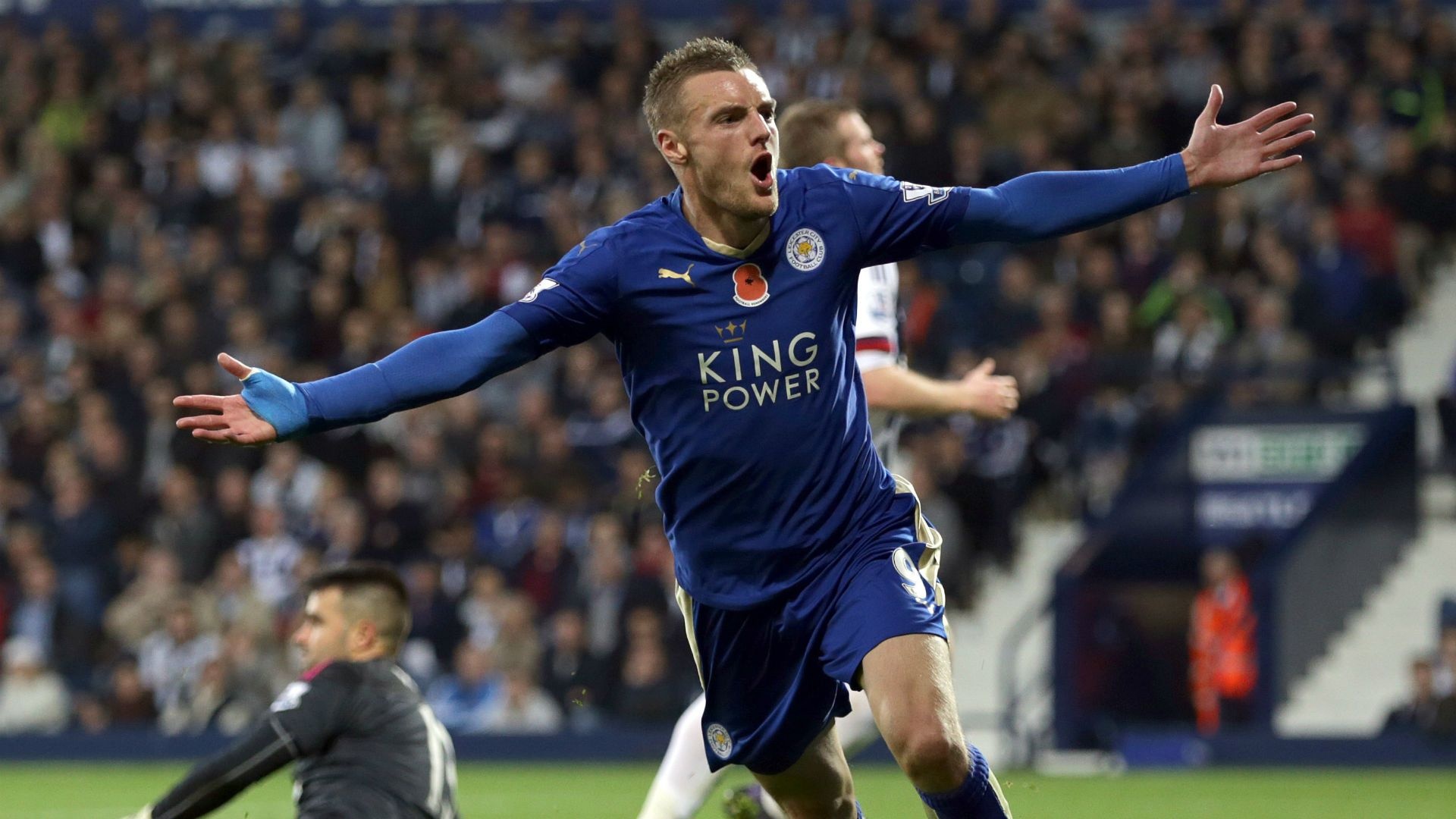 Jamie Vardy, 9ine, Leicester City Football Club, Leicester City Football, 1920x1080 Full HD Desktop