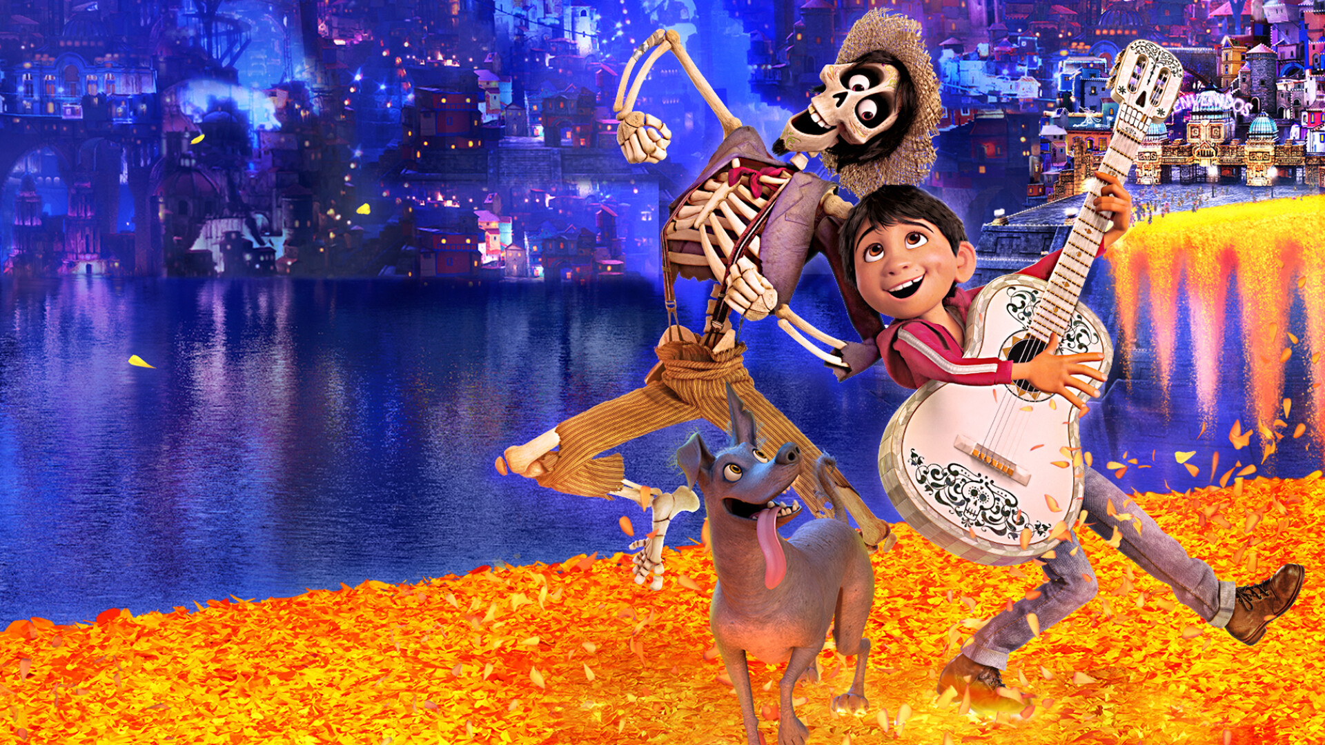 Coco Disney wallpaper, Vibrant colours, Animated film, Disney magic, 1920x1080 Full HD Desktop