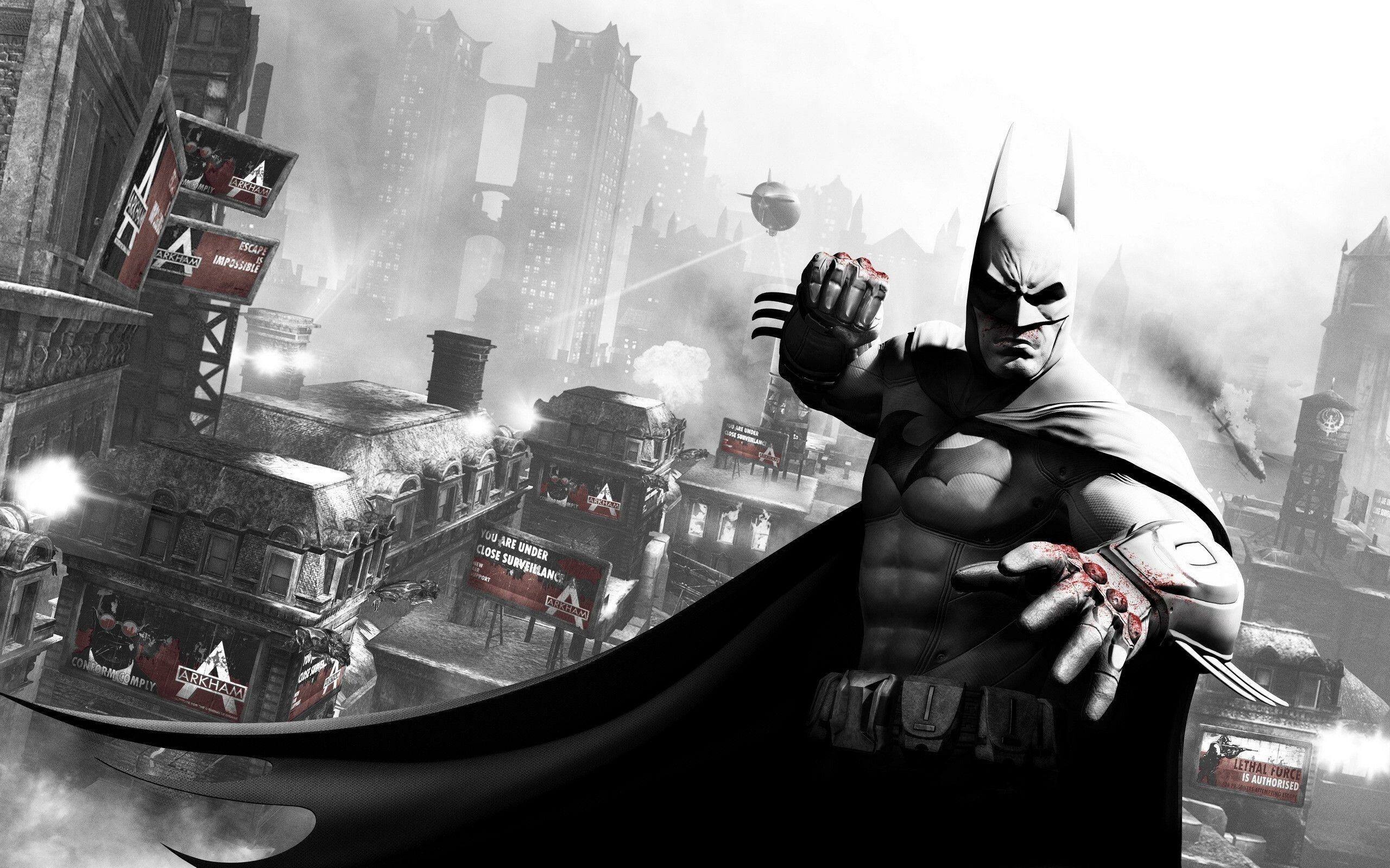 Batman: Arkham City, Wallpapers HD, High-quality graphics, Captivating designs, 2560x1600 HD Desktop