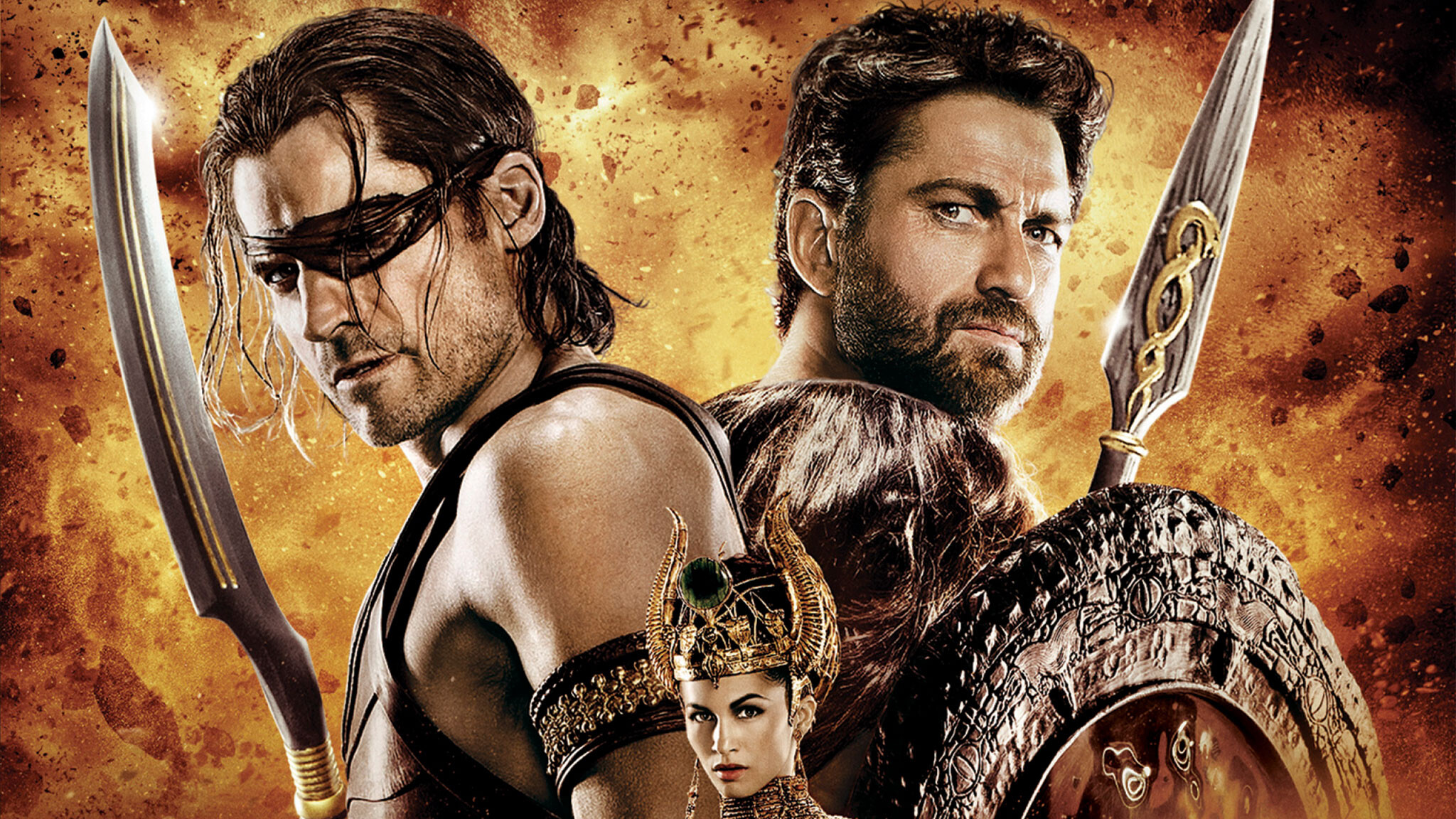 Gods of Egypt movie, Watch on A&E, 2050x1160 HD Desktop