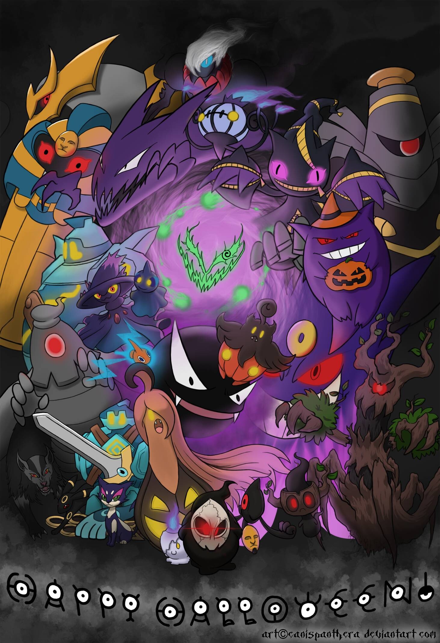 Halloween, Ghost Pokemon Wallpaper, 1470x2140 HD Phone