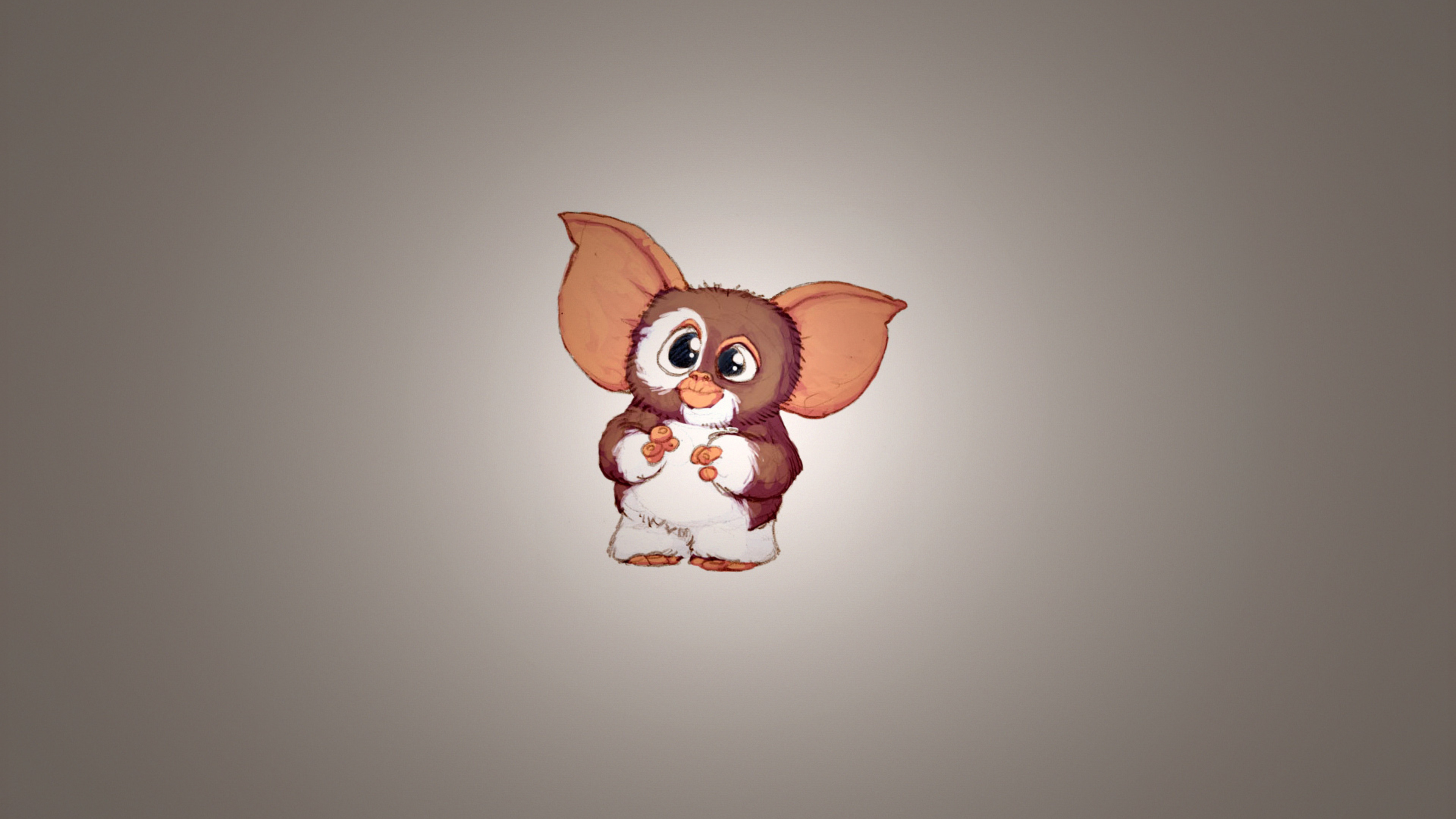 Playful Gizmo, Endearing character, Adorable expression, Memorable icon, 3840x2160 4K Desktop