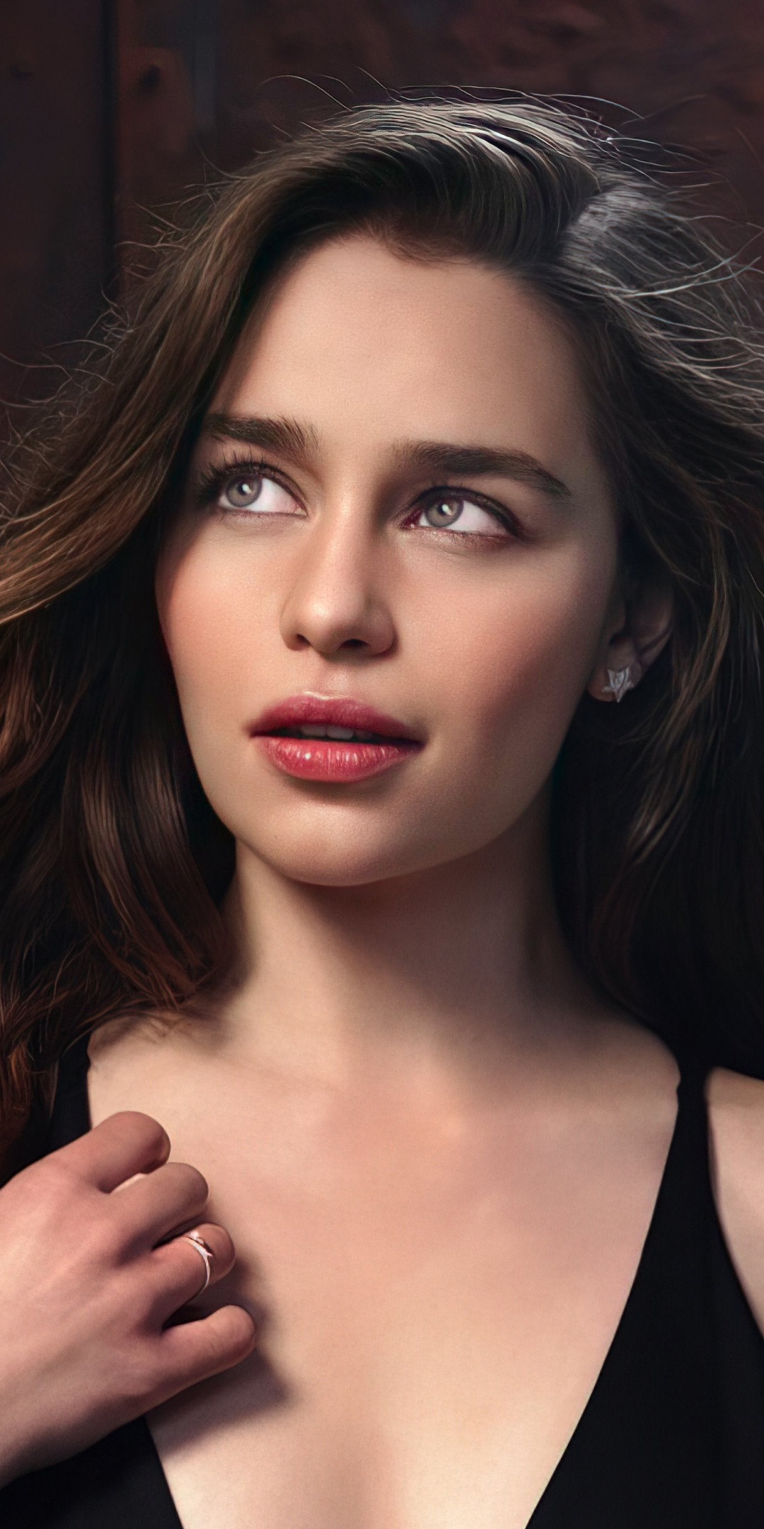 Emilia Clarke, 4K wallpaper, Beautiful actress, 1080x2160 HD Phone