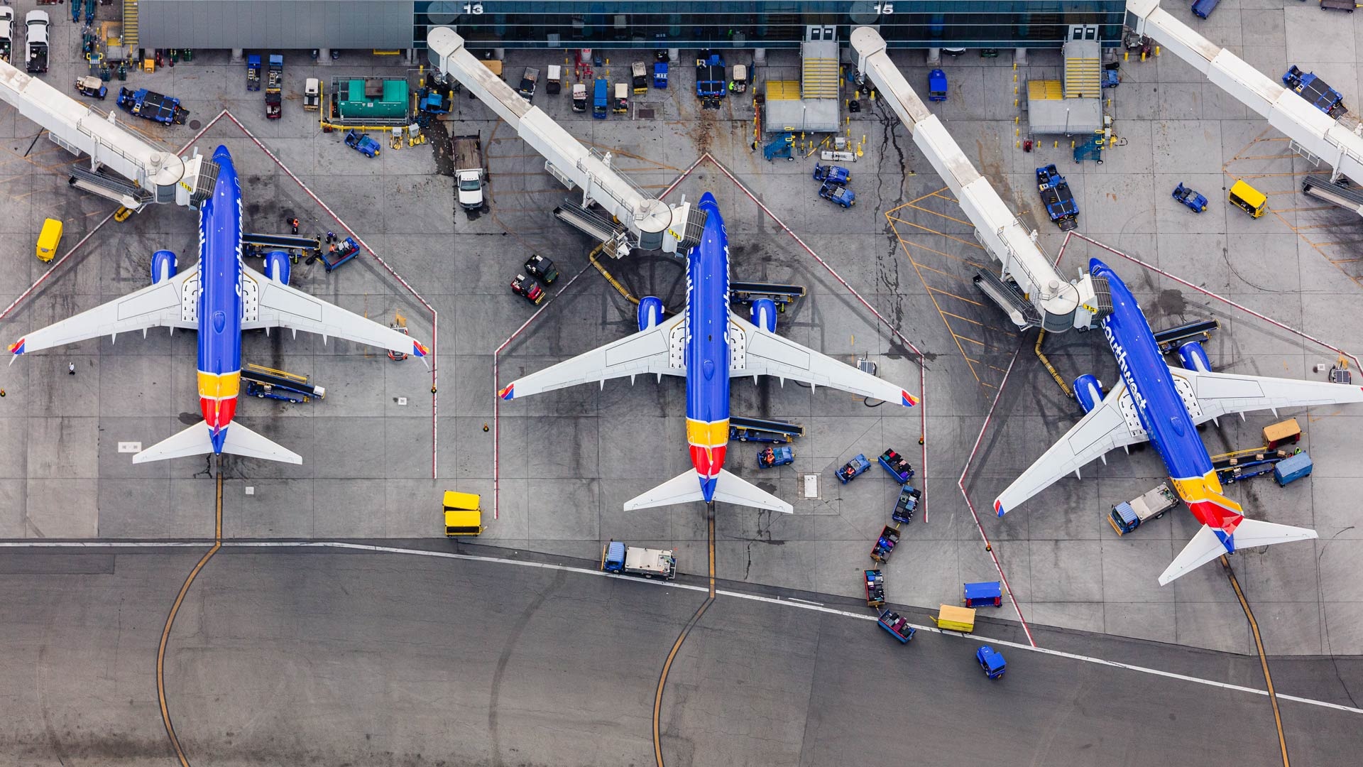 Los Angeles International Airport, Southwest Airlines Wallpaper, 1920x1080 Full HD Desktop