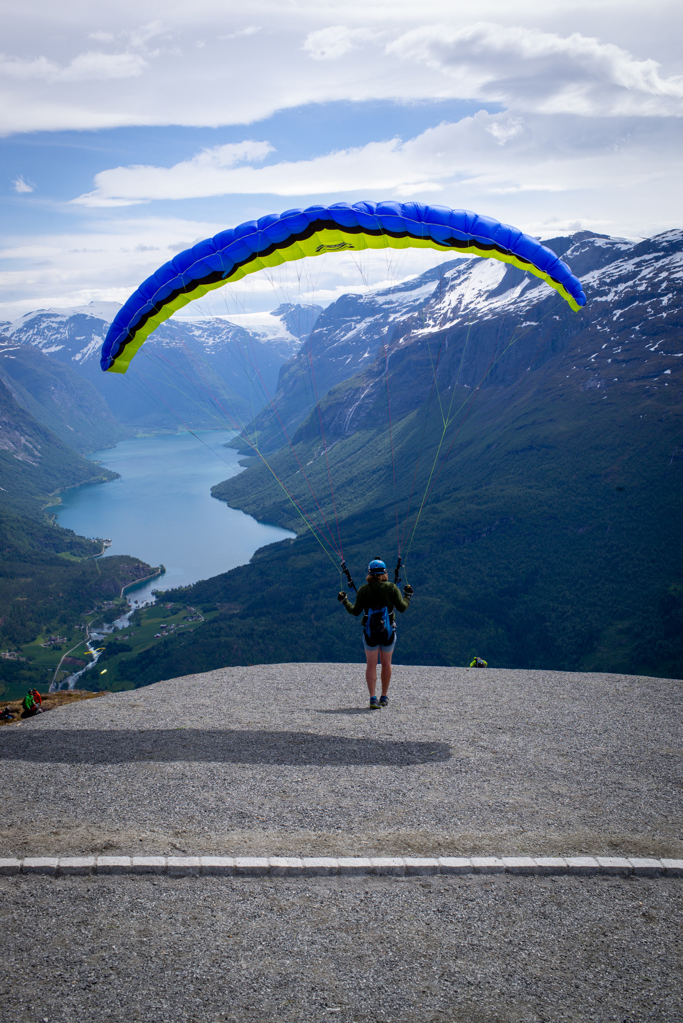 Loen, Paragliding Wallpaper, 1370x2050 HD Phone