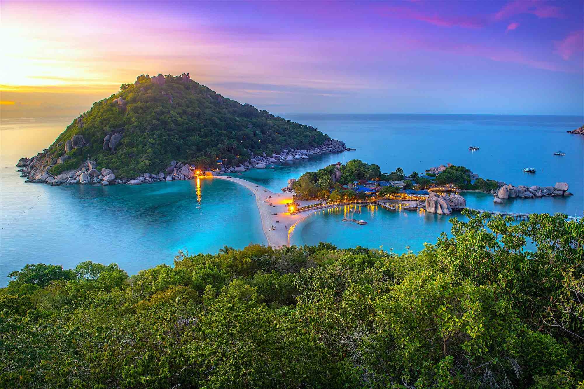 Koh Tao, Thailand, Koh Nang Yuan viewpoint, 2000x1340 HD Desktop