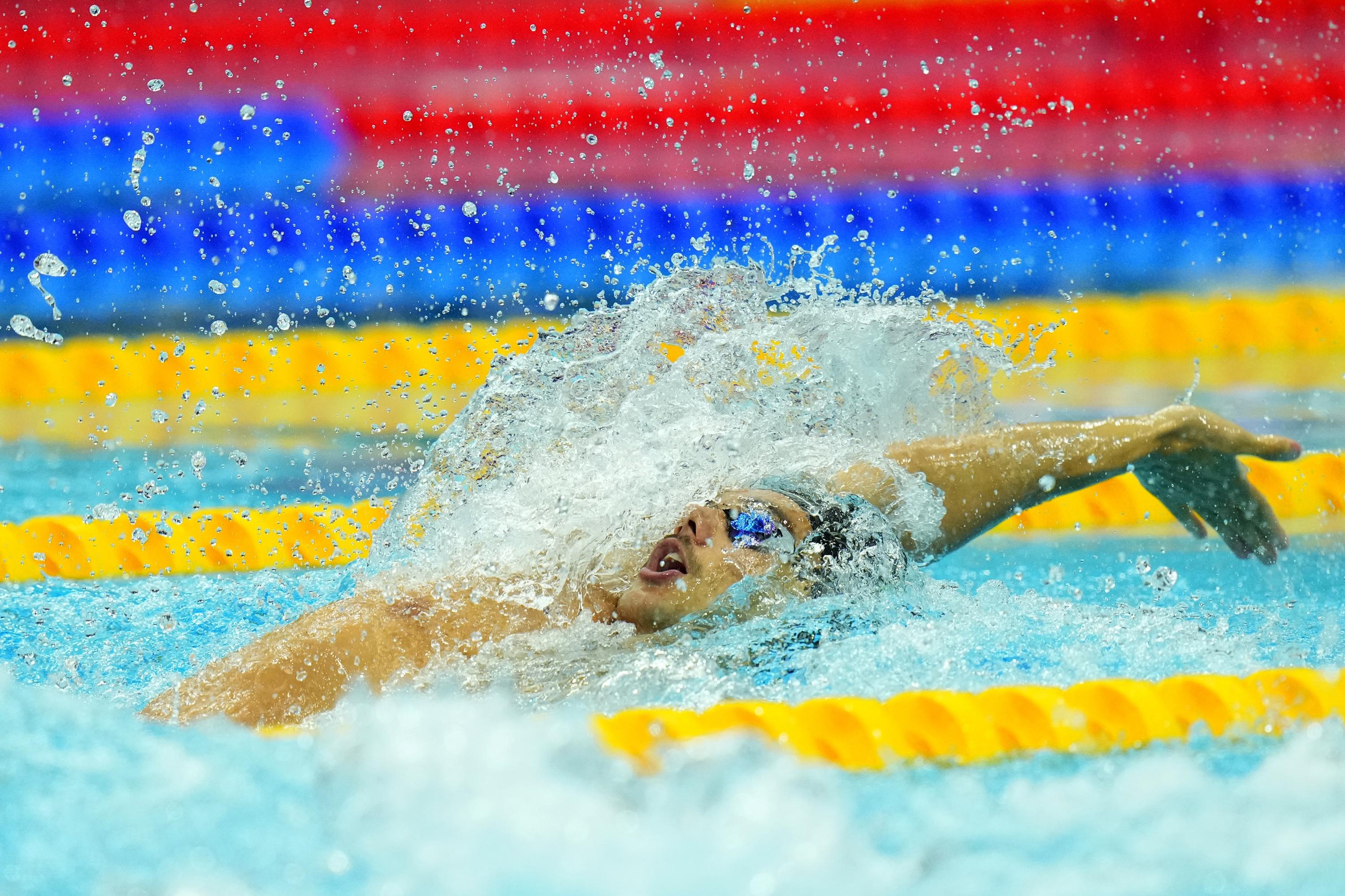 Thomas Ceccon, Backstroke Wallpaper, 3000x2000 HD Desktop