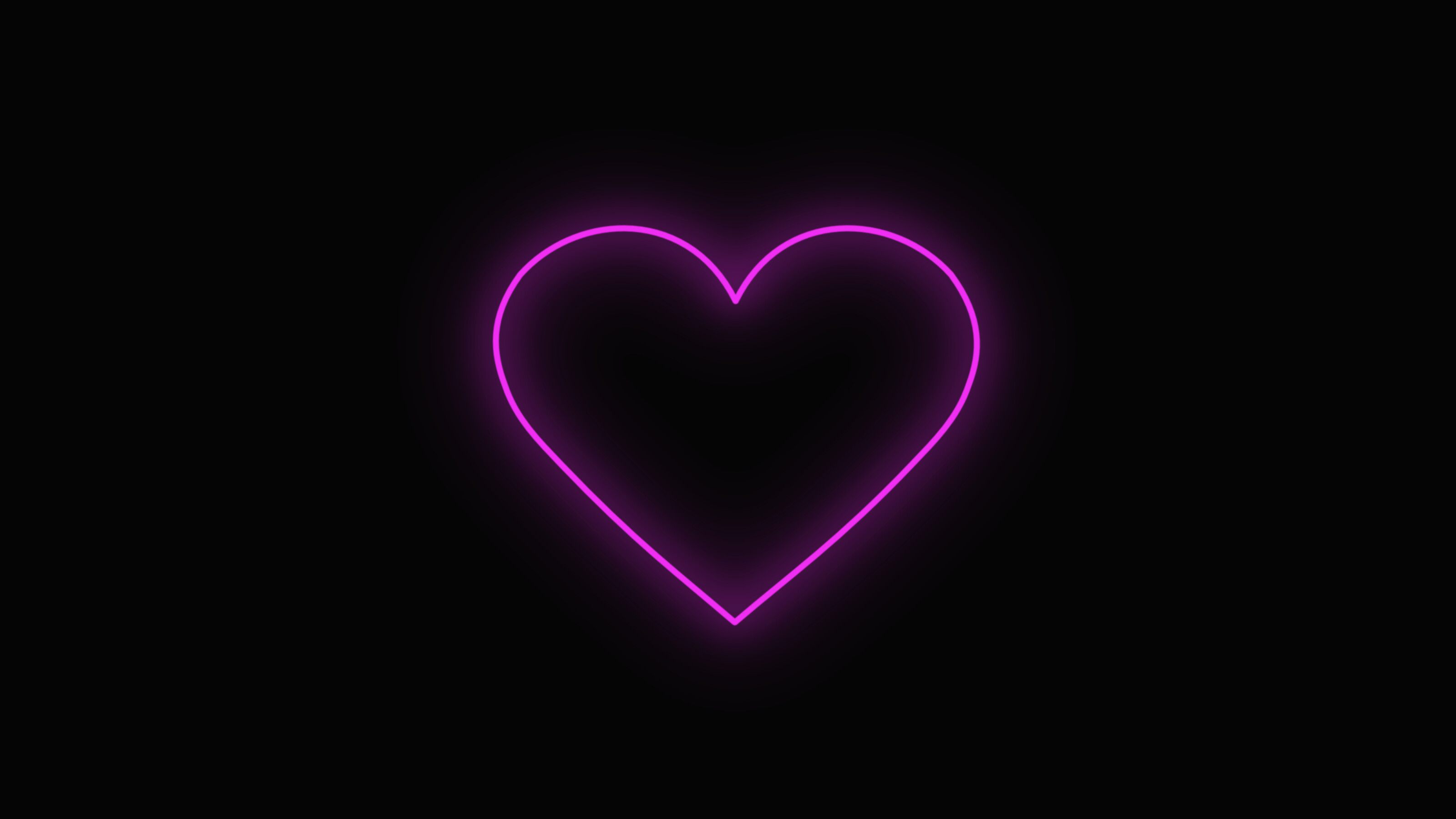 Neon Heart, Wallpaper, Free, Posted, 3200x1800 HD Desktop