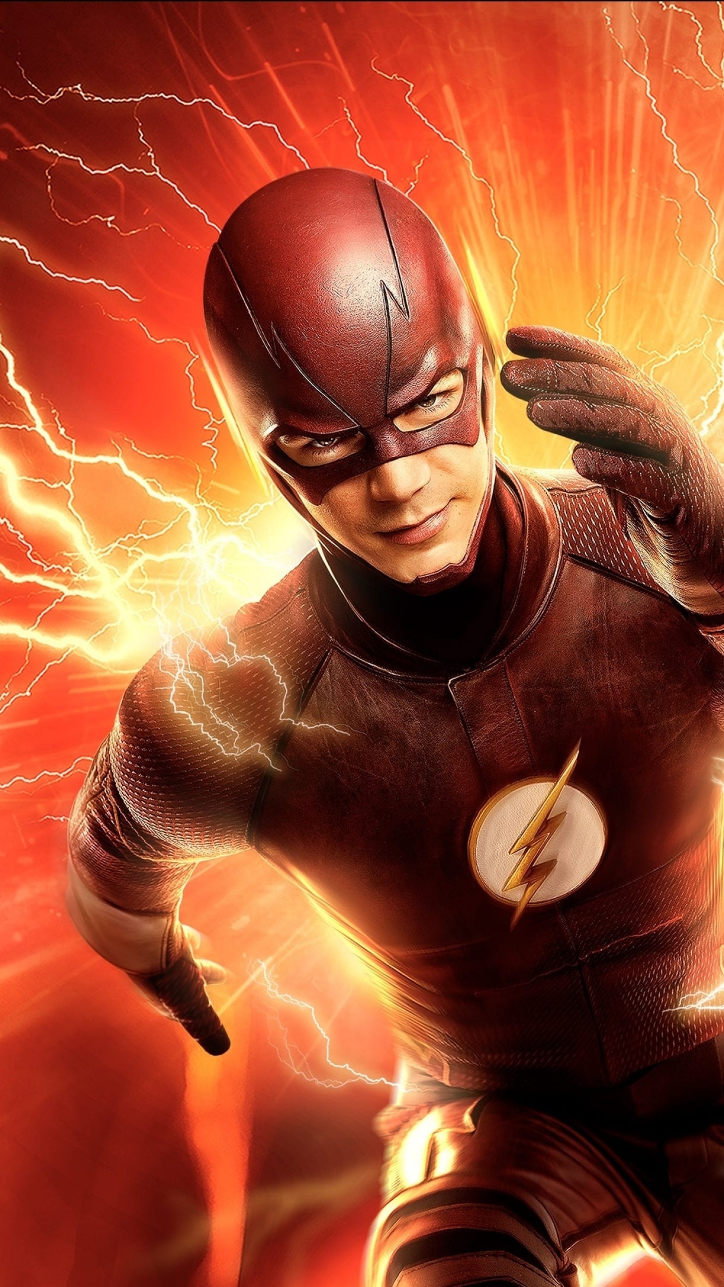 The Flash wallpapers, HD wallpapers for phones, Mobile wallpaper collection, Small screen superhero, 1440x2560 HD Phone