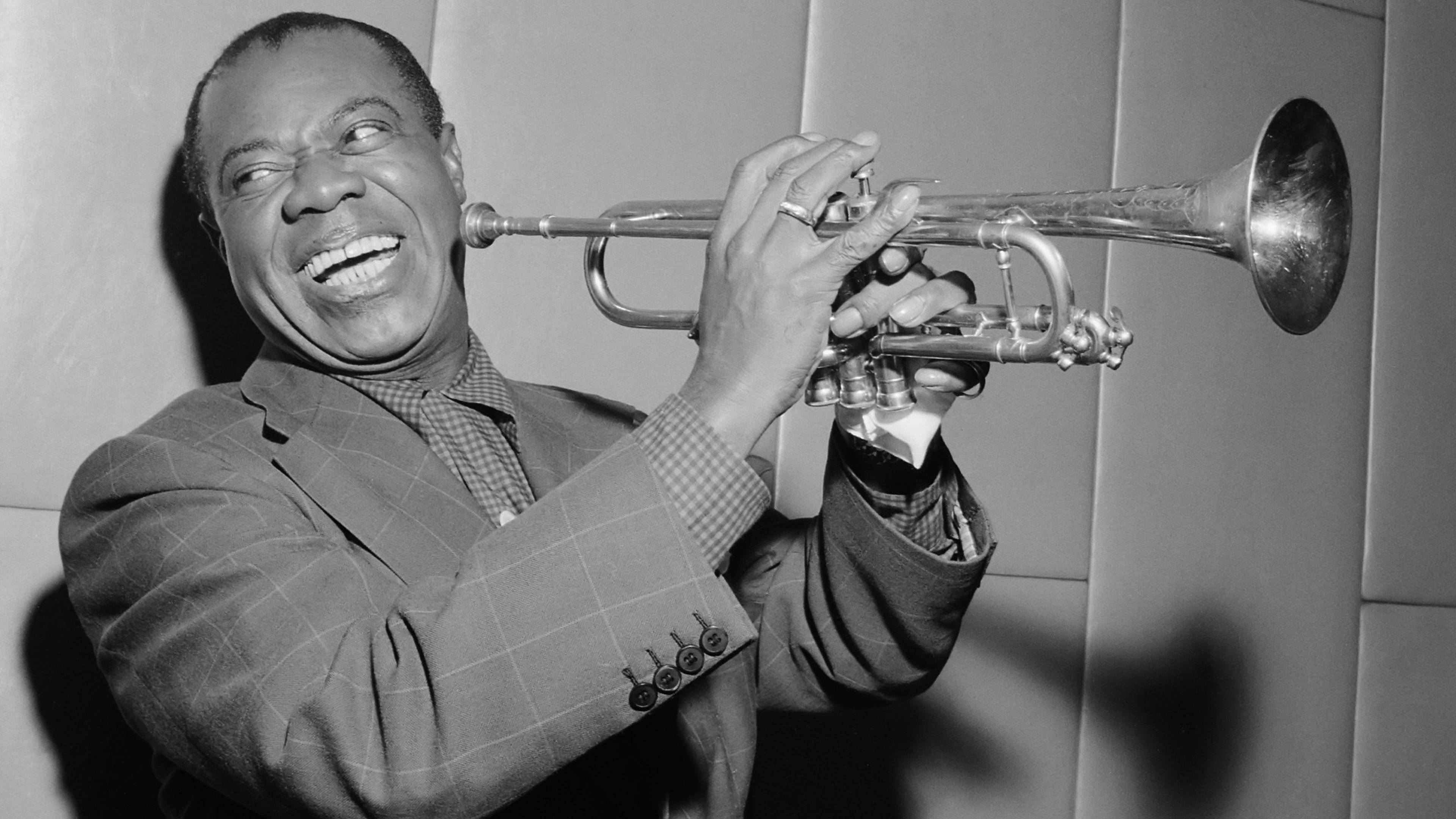 Louis Armstrong, Jazz Wallpaper, 3840x2160 4K Desktop