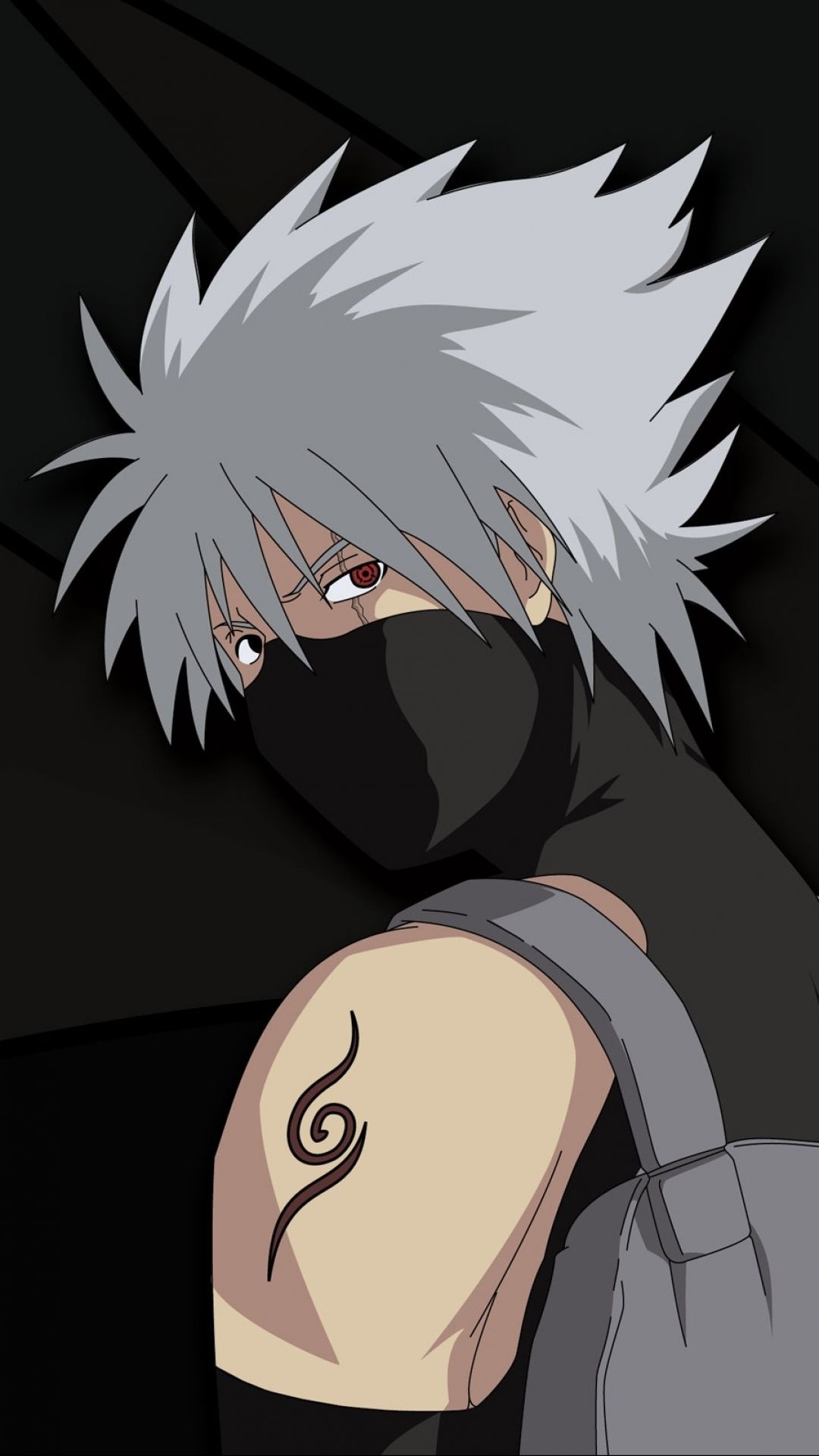 Anbu Kakashi, Elite operative, Intriguing wallpapers, Mysterious aura, 1080x1920 Full HD Phone