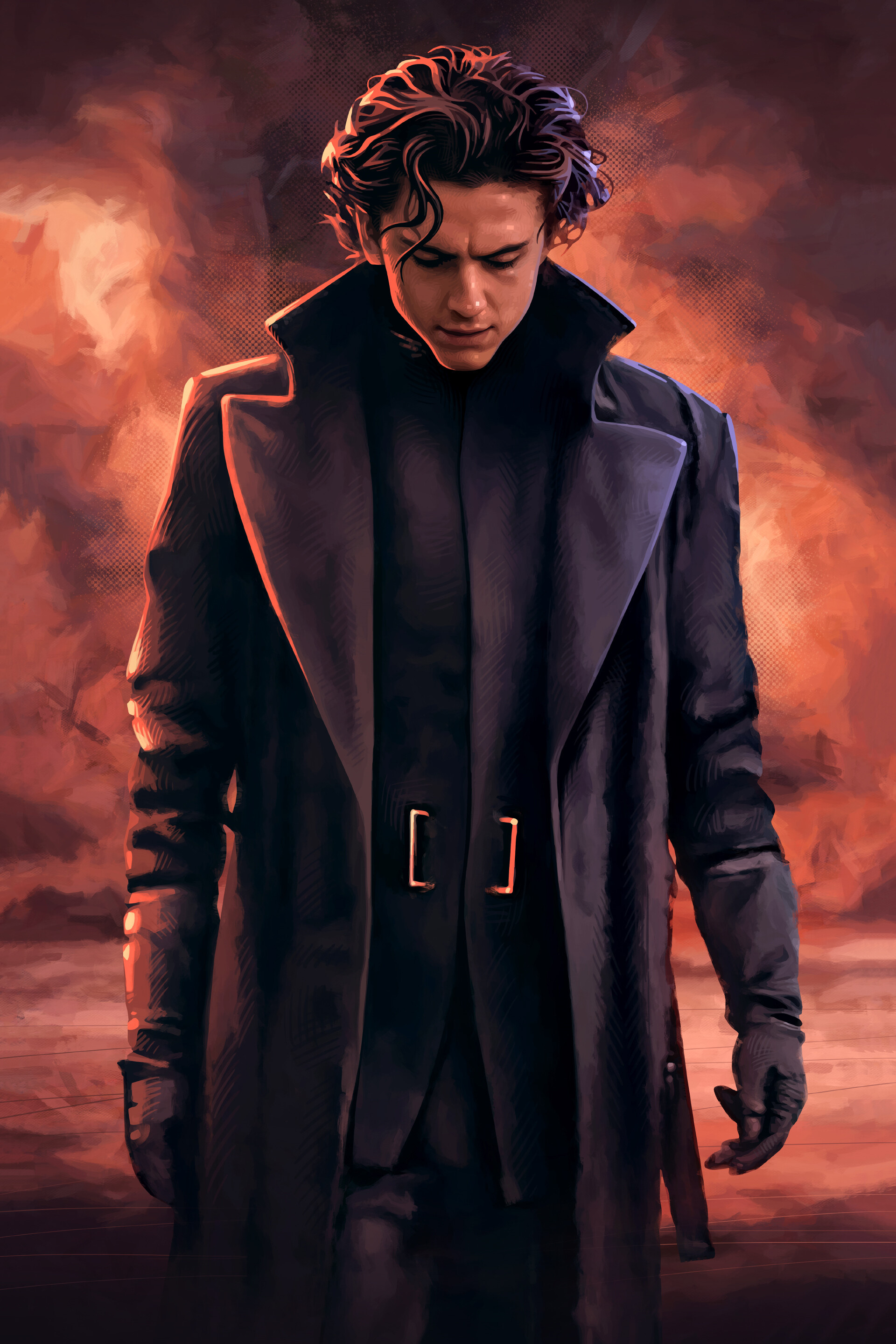 Paul Atreides, Portrait art, Dune movie, Brian Taylor, 1920x2880 HD Phone