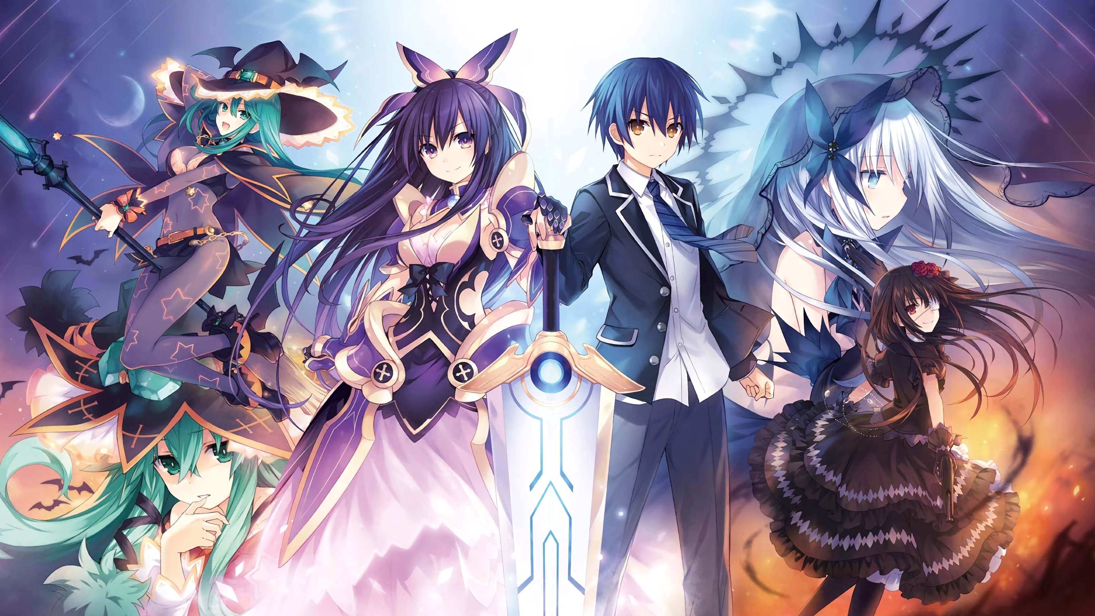 Date A Live, TV series 2013, Backdrops, Movie database, 3840x2160 4K Desktop