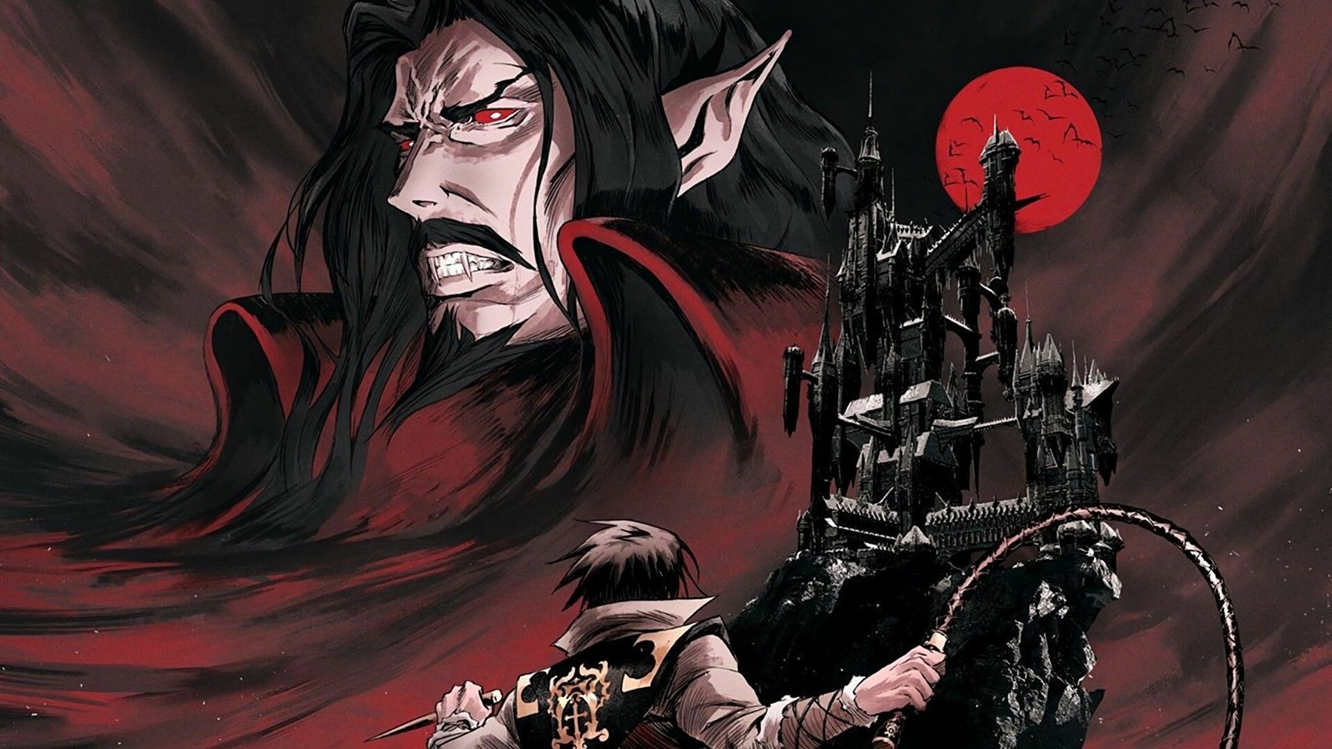 Castlevania (Netflix), Immersive wallpapers, Netflix adaptation, Dark and gritty, 1920x1080 Full HD Desktop