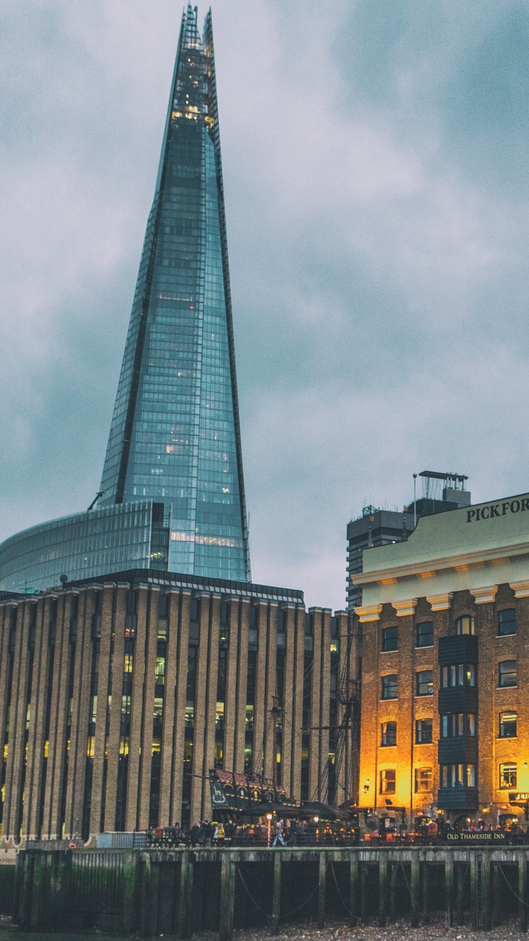 The Shard, Pickfords Wharf, Skyscraper, Architecture, 1080x1920 Full HD Phone