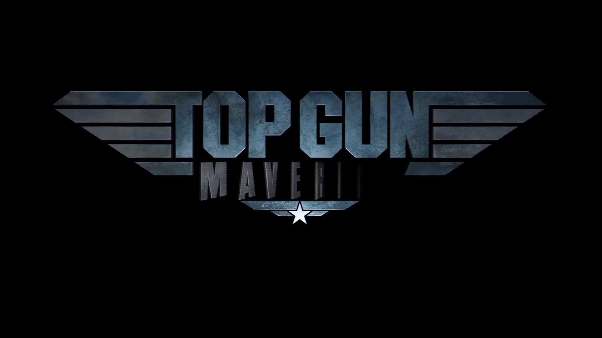 Top Gun: Maverick, Iconic logo wallpaper, Top Gun fan art, Classic design, 1920x1080 Full HD Desktop